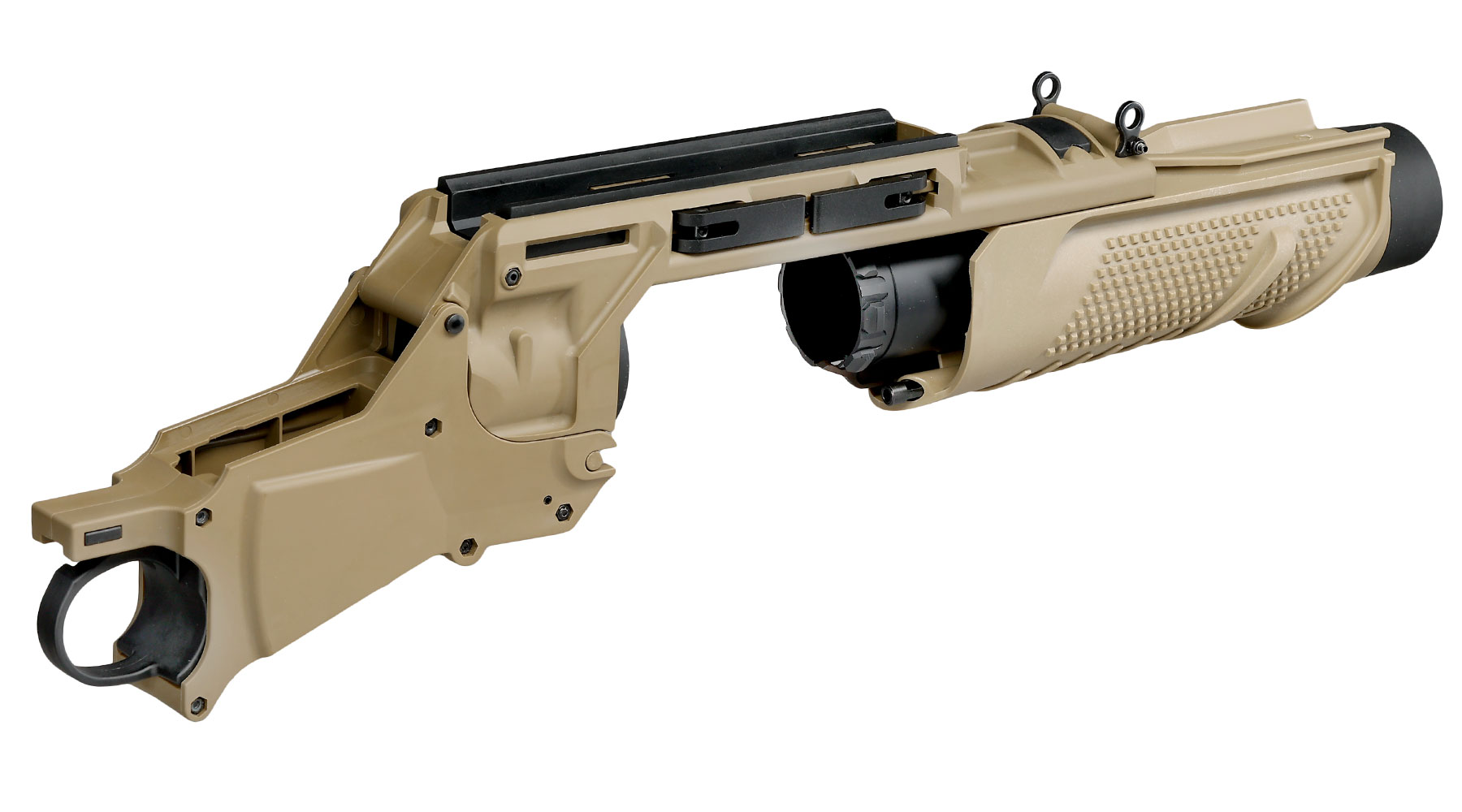 VFC EGLM 40mm Granatwerfer f. SCAR-L / MK16 und SCAR-H / MK17 Airsoftgewehre tan Bild 8