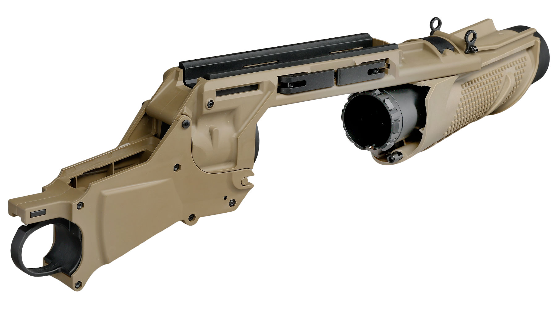 VFC EGLM 40mm Granatwerfer f. SCAR-L / MK16 und SCAR-H / MK17 Airsoftgewehre tan Bild 9