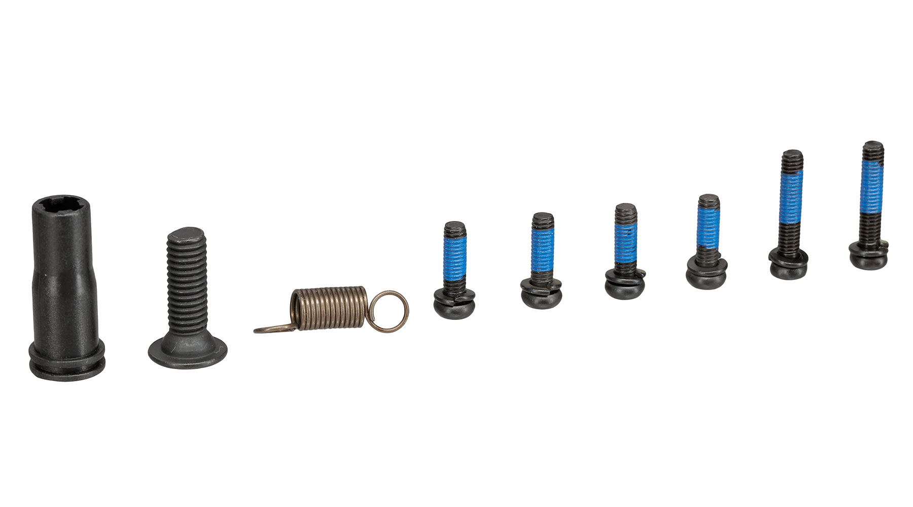 ICS M4 / M16 Split-Design Gearbox M120 komplett Standard Bore-Up Version oben silber MA-56 Bild 9