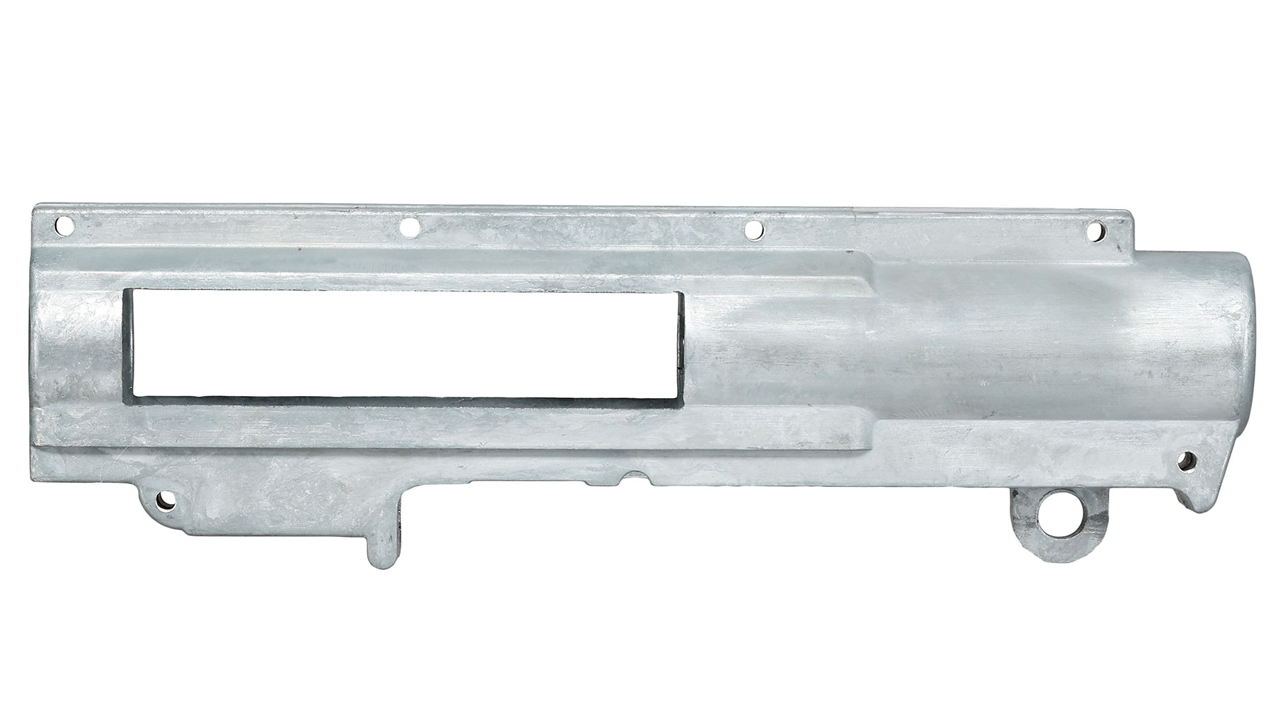 ICS M4 / M16 Split-Design Gearbox M120 komplett Standard Version oben silber MA-47 Bild 3