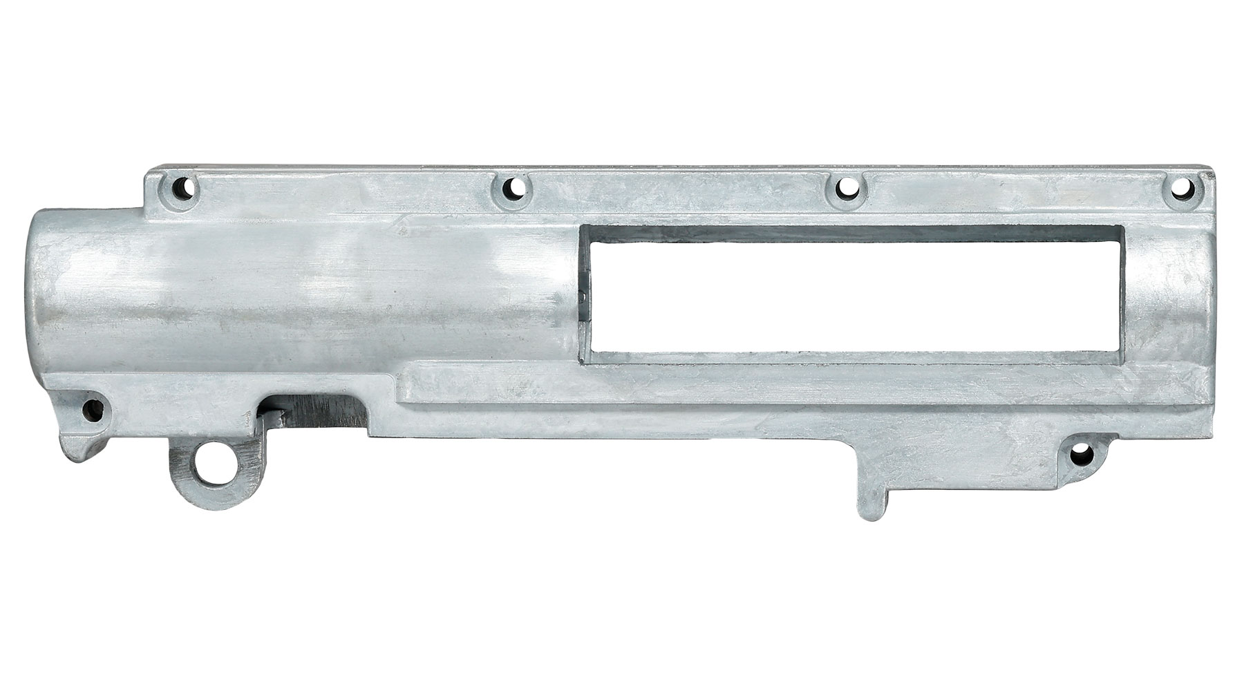 ICS M4 / M16 Split-Design Gearbox M120 komplett Standard Version oben silber MA-47 Bild 4