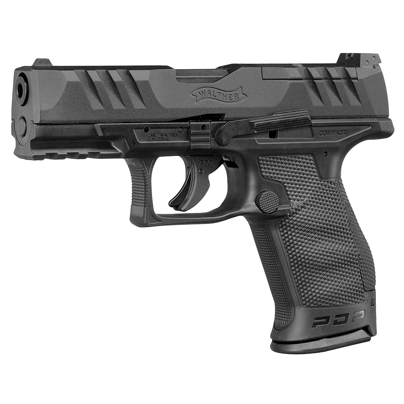 Walther PDP Compact 4 Zoll mit Metallschlitten CO2 BlowBack 6mm BB schwarz