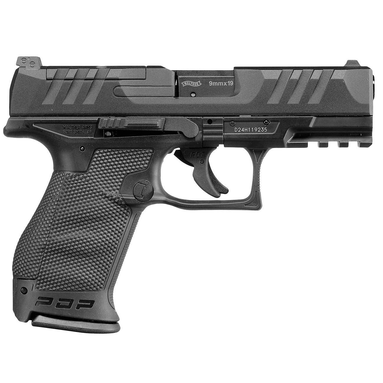 Walther PDP Compact 4 Zoll mit Metallschlitten CO2 BlowBack 6mm BB schwarz Bild 3
