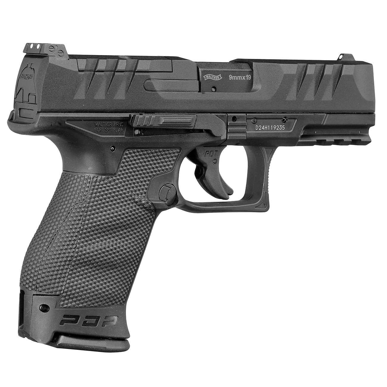 Walther PDP Compact 4 Zoll mit Metallschlitten CO2 BlowBack 6mm BB schwarz Bild 4