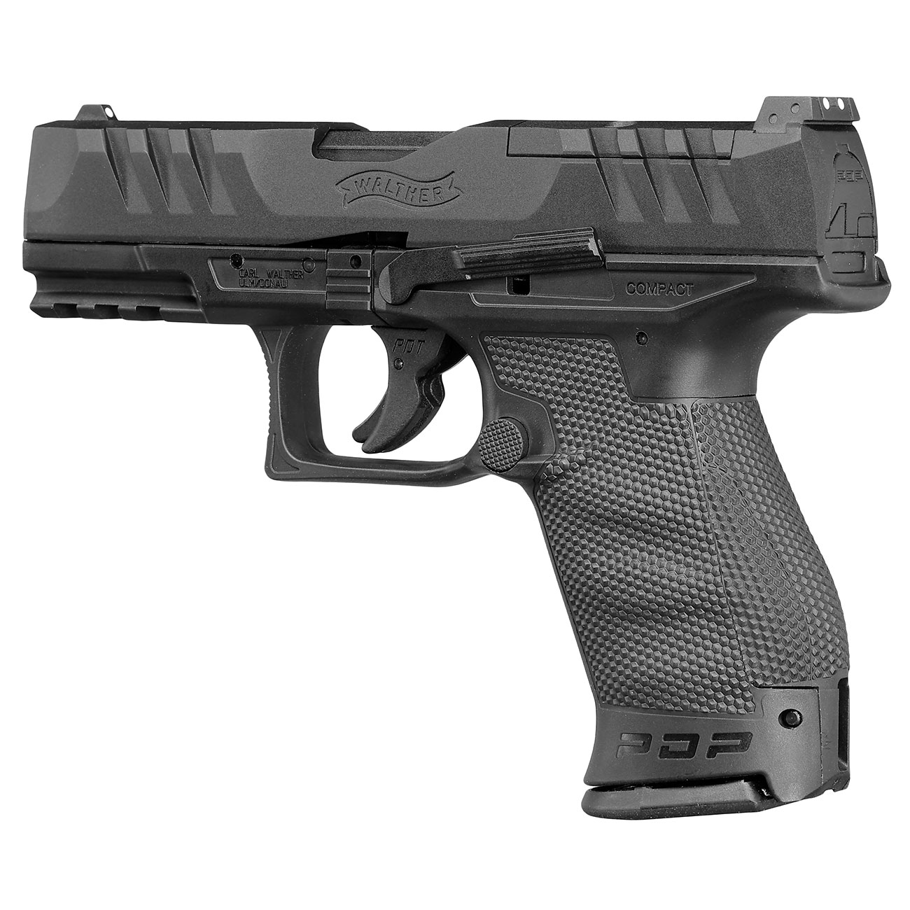 Walther PDP Compact 4 Zoll mit Metallschlitten CO2 BlowBack 6mm BB schwarz Bild 8