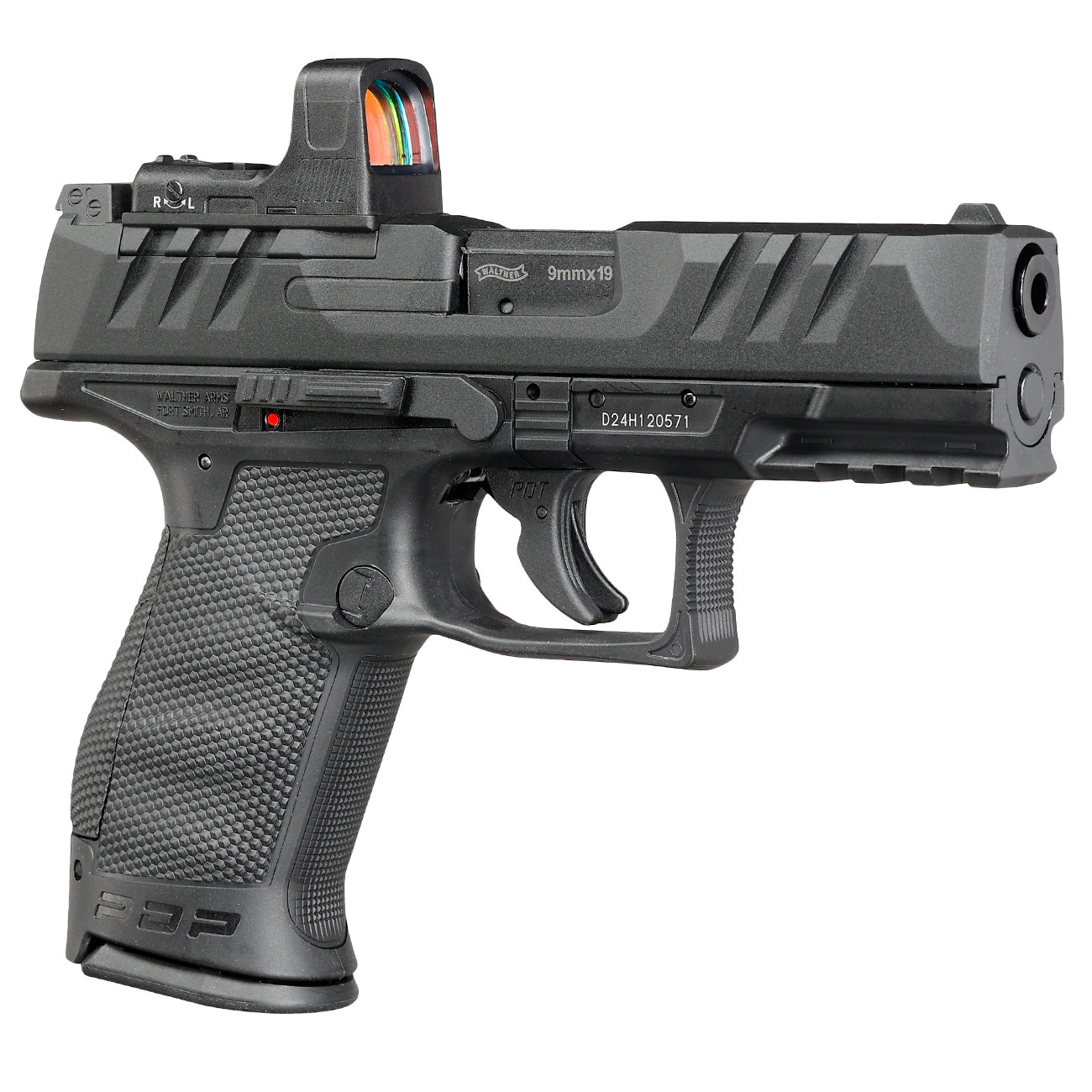 Walther PDP Compact 4 Zoll Set inkl. RDS 8 Red-Dot mit Metallschlitten CO2 BlowBack 6mm BB schwarz Bild 7