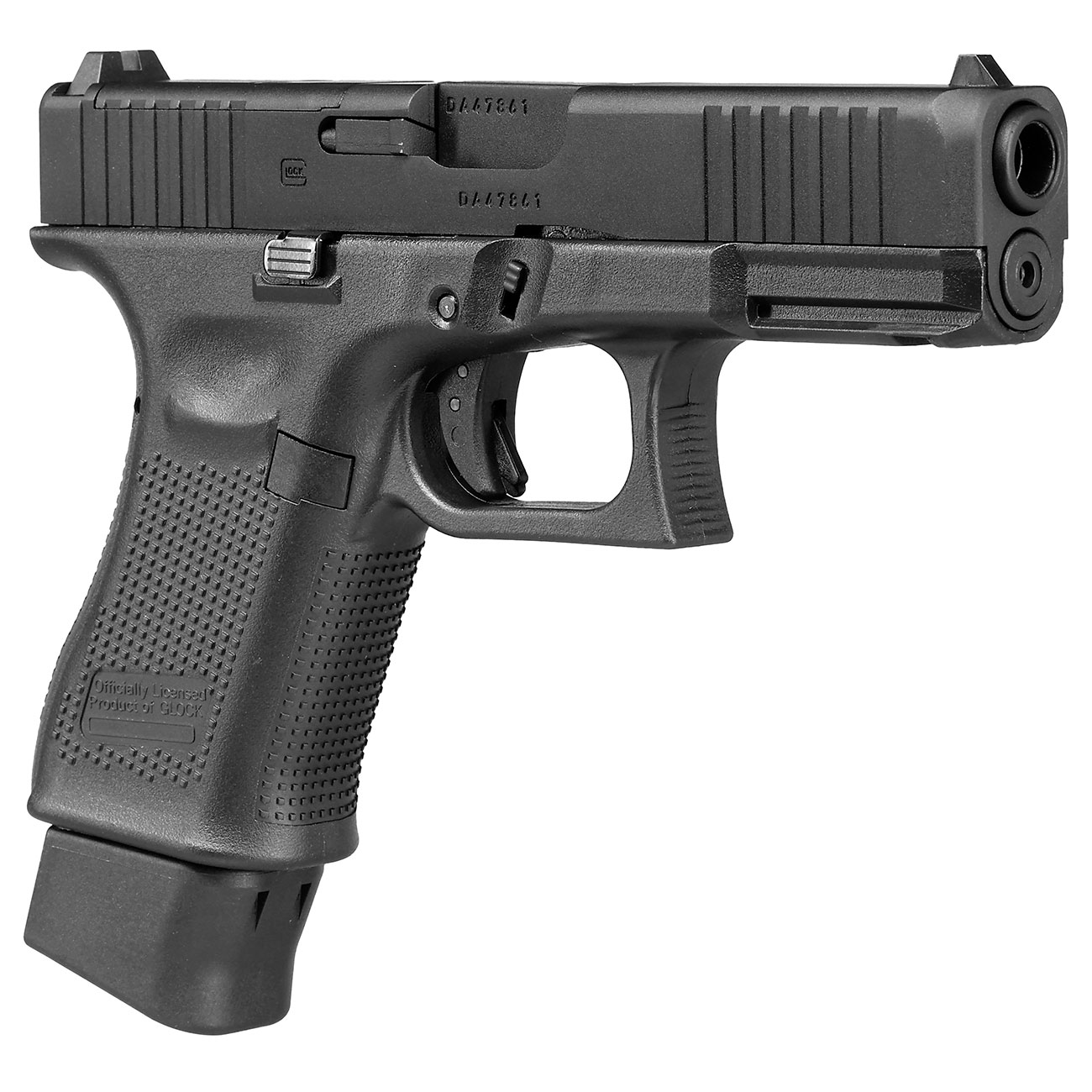 Glock 19 Gen. 5 MOS Airsoft mit Metallschlitten CO2 BlowBack 6mm BB schwarz Bild 7