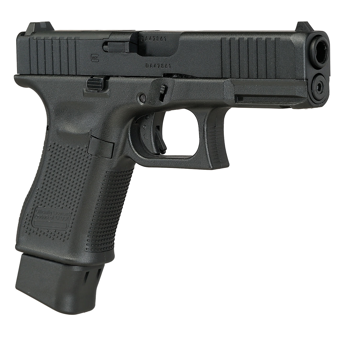 Glock 19 Gen. 5 MOS Airsoft mit Metallschlitten CO2 BlowBack 6mm BB schwarz Bild 9