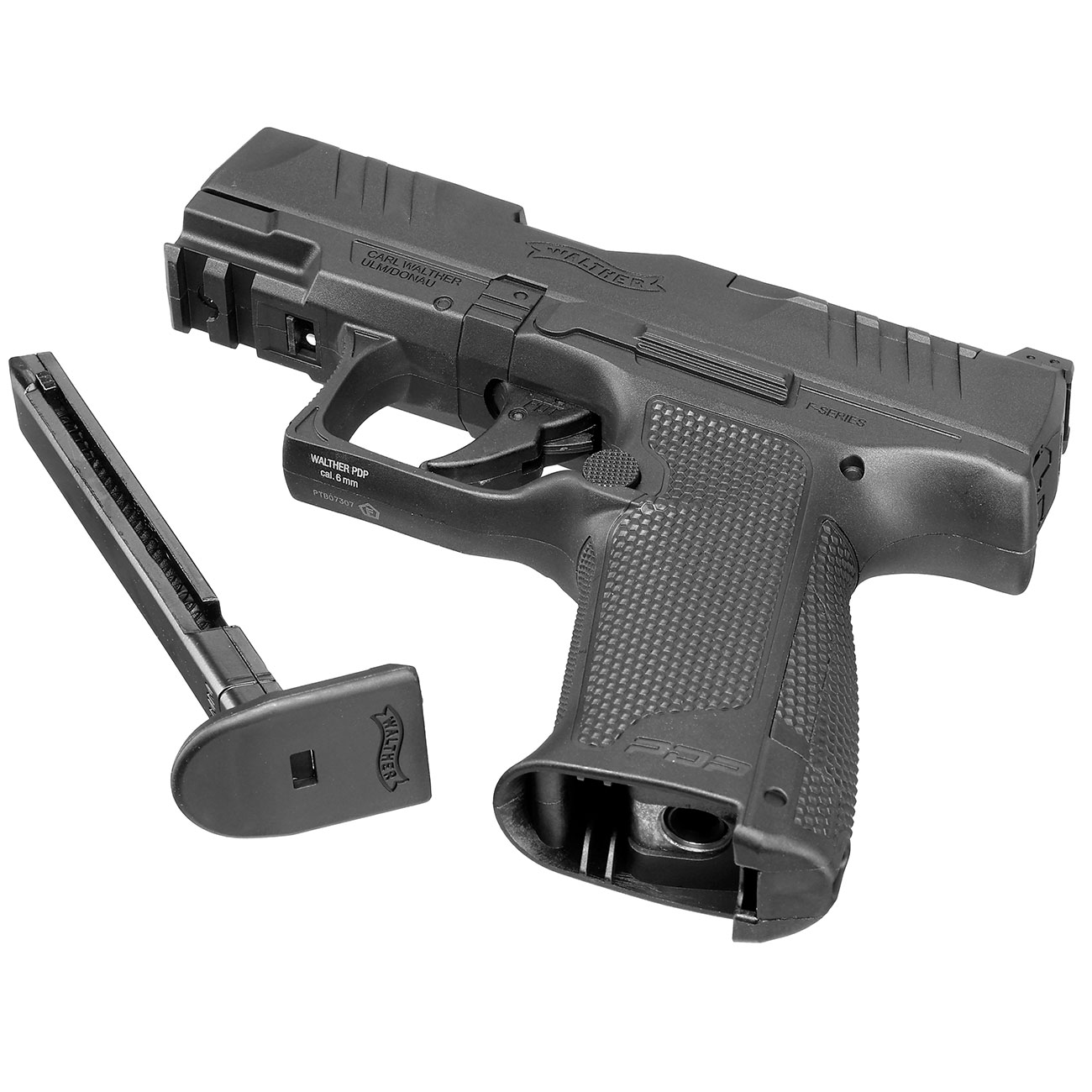 Walther PDP F-Series 3,5 Zoll mit Metallschlitten CO2 NBB 6mm BB schwarz Bild 5