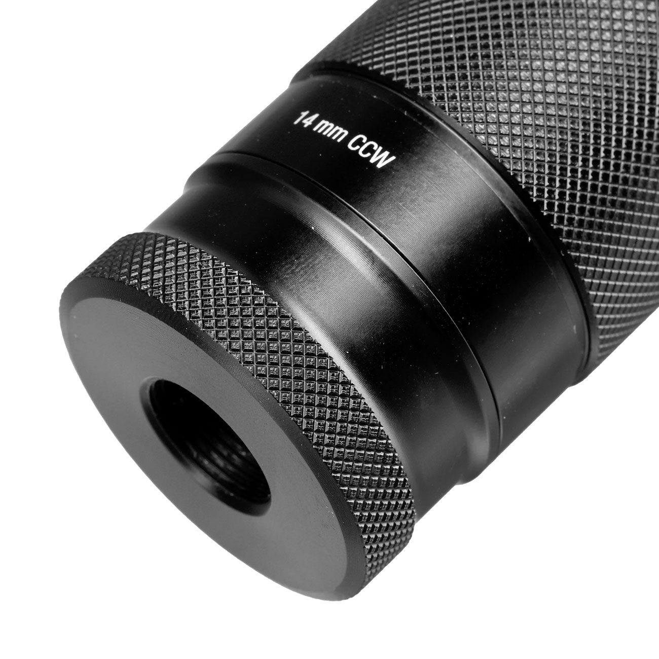 Elite Force C4 Aluminium Mock Suppressor 200 x 36mm 14mm- schwarz Bild 8