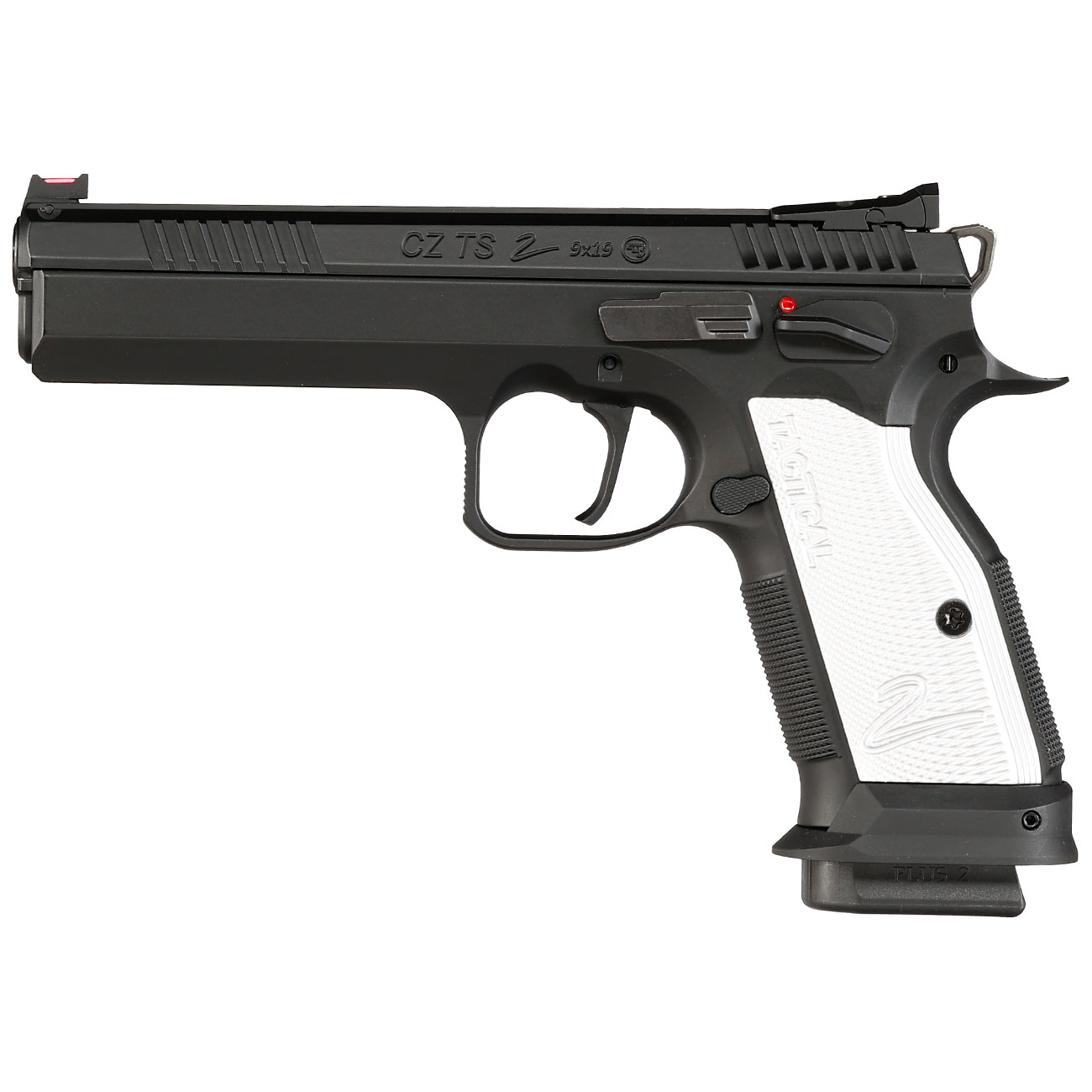 KJ Works CZ TS 2 Silver Vollmetall CO2 BlowBack 6mm BB schwarz Bild 1