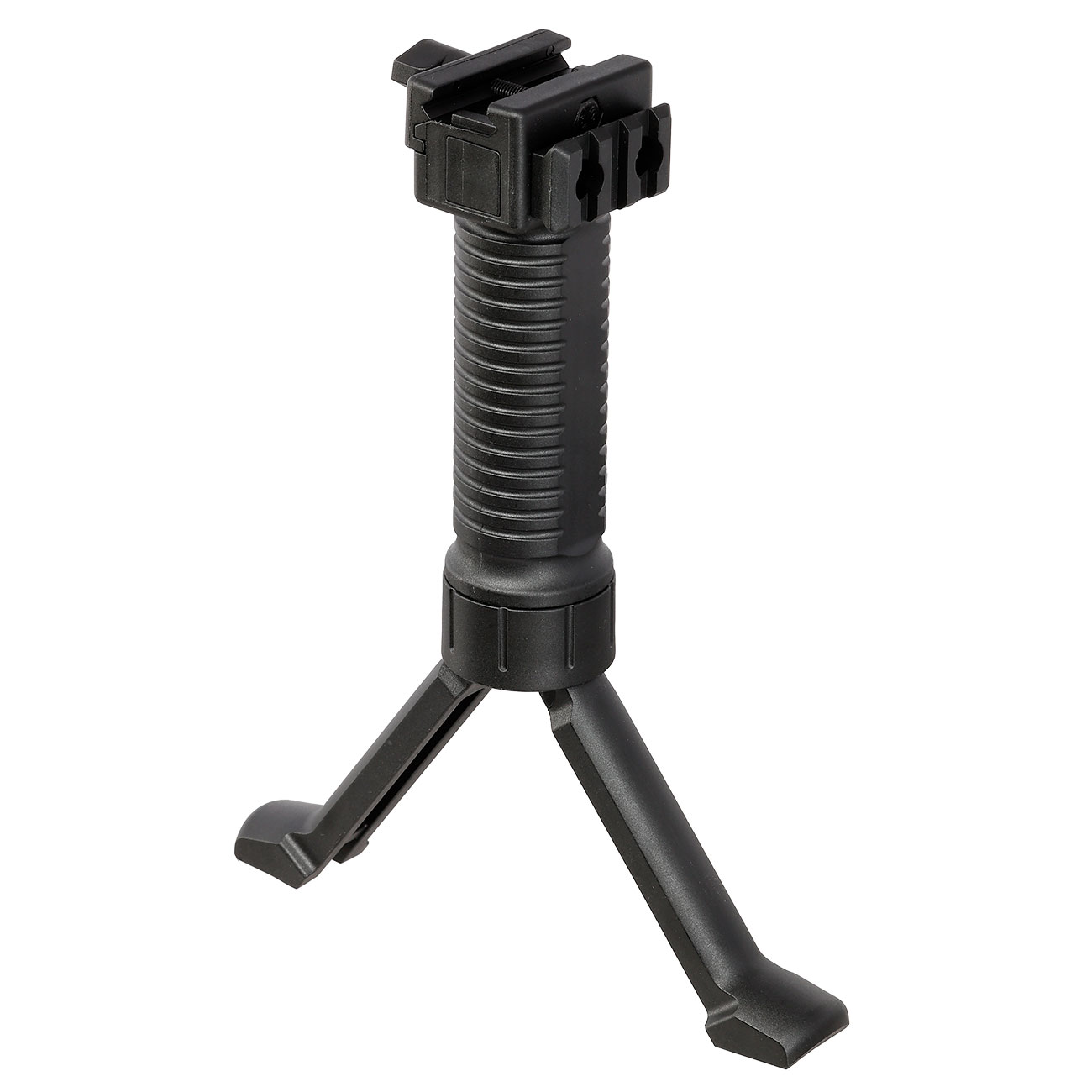 Nuprol Tactical Bipod Frontgriff mit integriertem Zweibein f. 20 - 22mm Schienen schwarz Bild 1