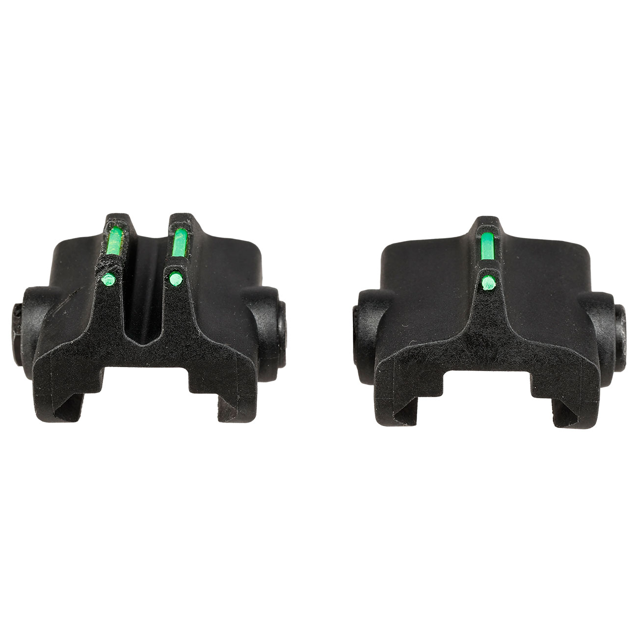 Vorsk VMP-2 V-Sight Zielvisier-Set mit integrierten Fiber-Optiken f. 20 - 22 mm Schienen schwarz Bild 4