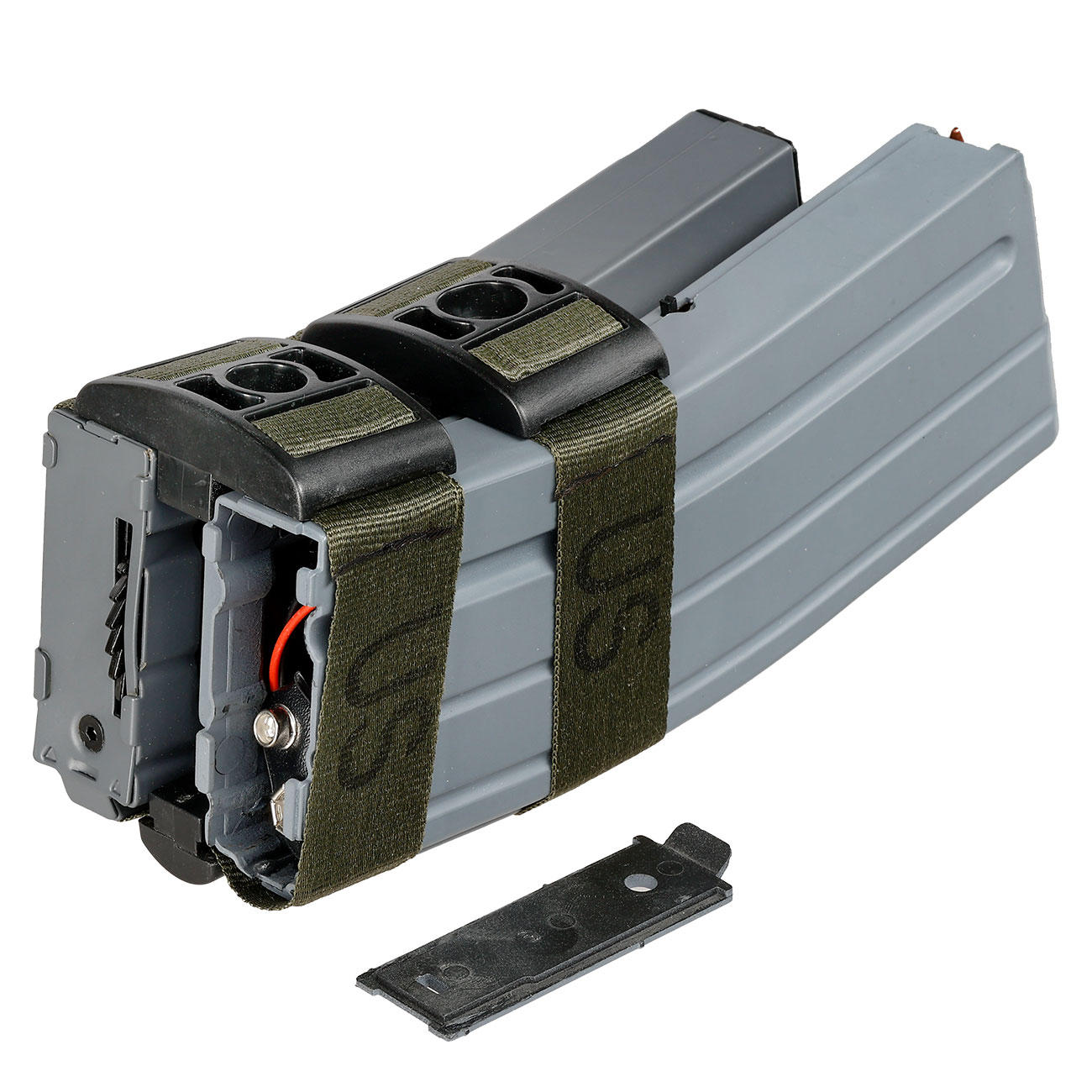 Nuprol M4 / M16 Dual-Magazin mit Sound-Control 800 Schuss grau - elektrisch Bild 4