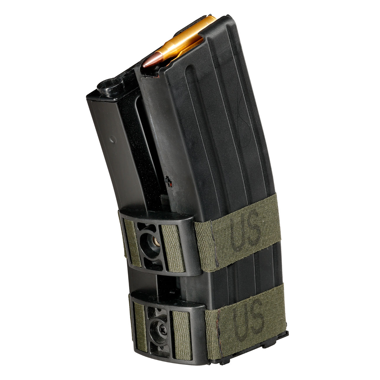 Nuprol M4 / M16 Dual-Magazin mit Sound-Control 800 Schuss schwarz - elektrisch Bild 2