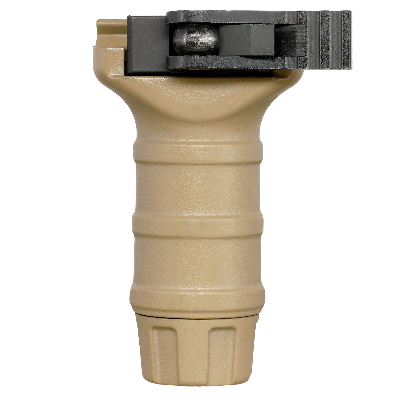 Nuprol QD Stub Ridge Vertical Frontgriff Short-Type f. 20 - 22 mm Schienen tan Bild 2