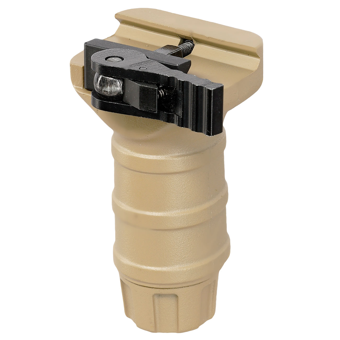 Nuprol QD Stub Ridge Vertical Frontgriff Short-Type f. 20 - 22 mm Schienen tan Bild 6