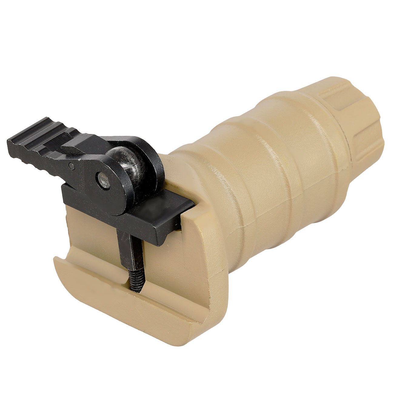 Nuprol QD Stub Ridge Vertical Frontgriff Short-Type f. 20 - 22 mm Schienen tan Bild 7