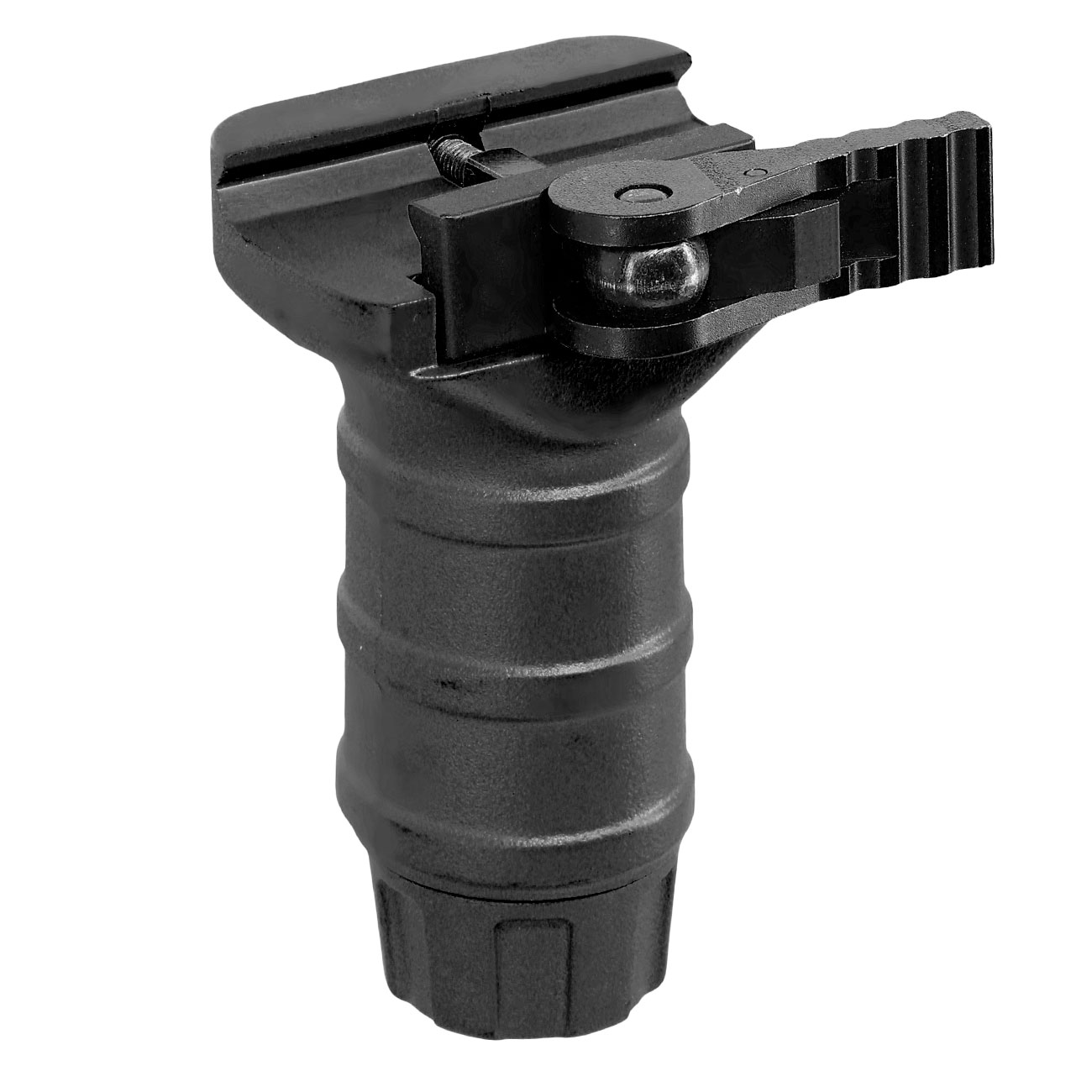 Nuprol QD Stub Ridge Vertical Frontgriff Short-Type f. 20 - 22 mm Schienen schwarz