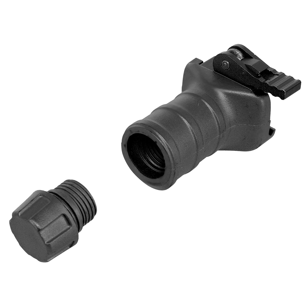 Nuprol QD Stub Ridge Vertical Frontgriff Short-Type f. 20 - 22 mm Schienen schwarz Bild 8