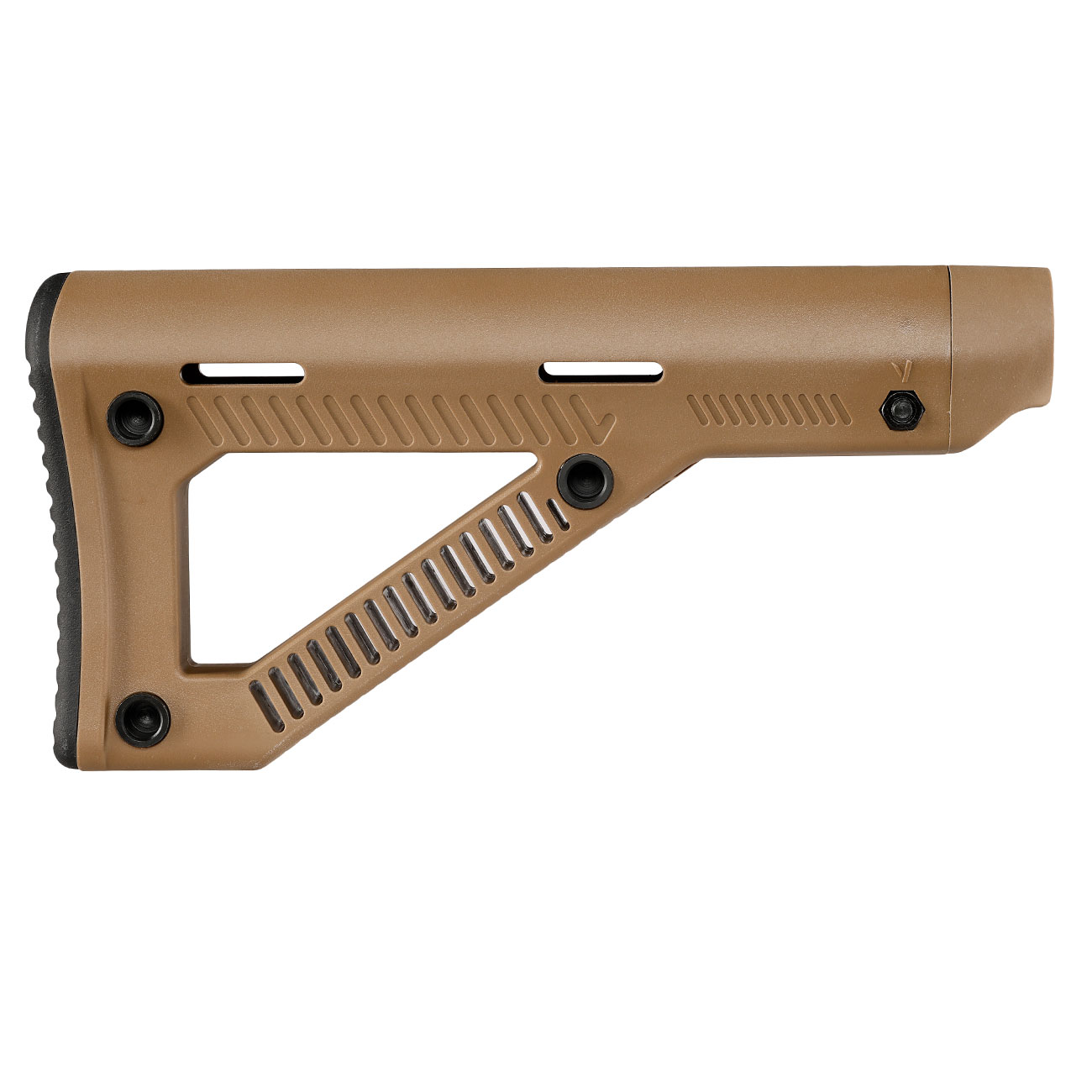 Vorsk VMP-2 Style Fixed DMR Stock / fester Schaft f. M4 GBB Stock Tube tan Bild 2
