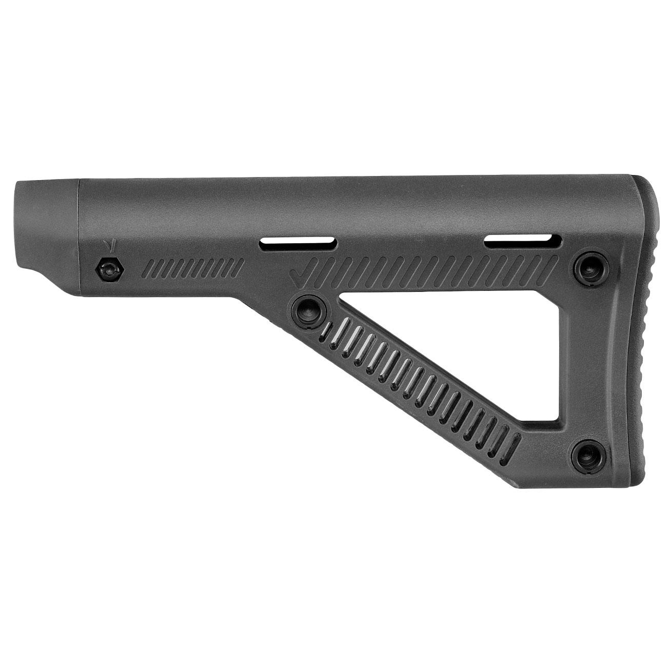 Vorsk VMP-2 Style Fixed DMR Stock / fester Schaft f. M4 GBB Stock Tube schwarz Bild 1