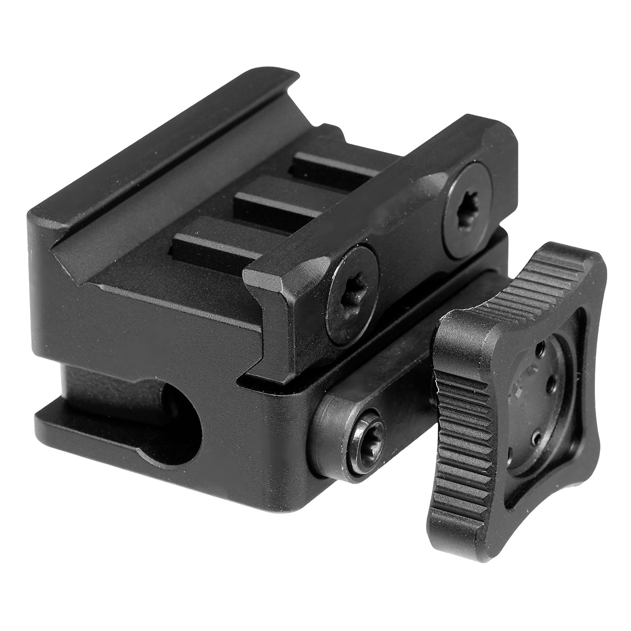 UTG Over Bore Bipod QD Aluminium Zweibein Halterung f. 20 - 22mm Schienen schwarz