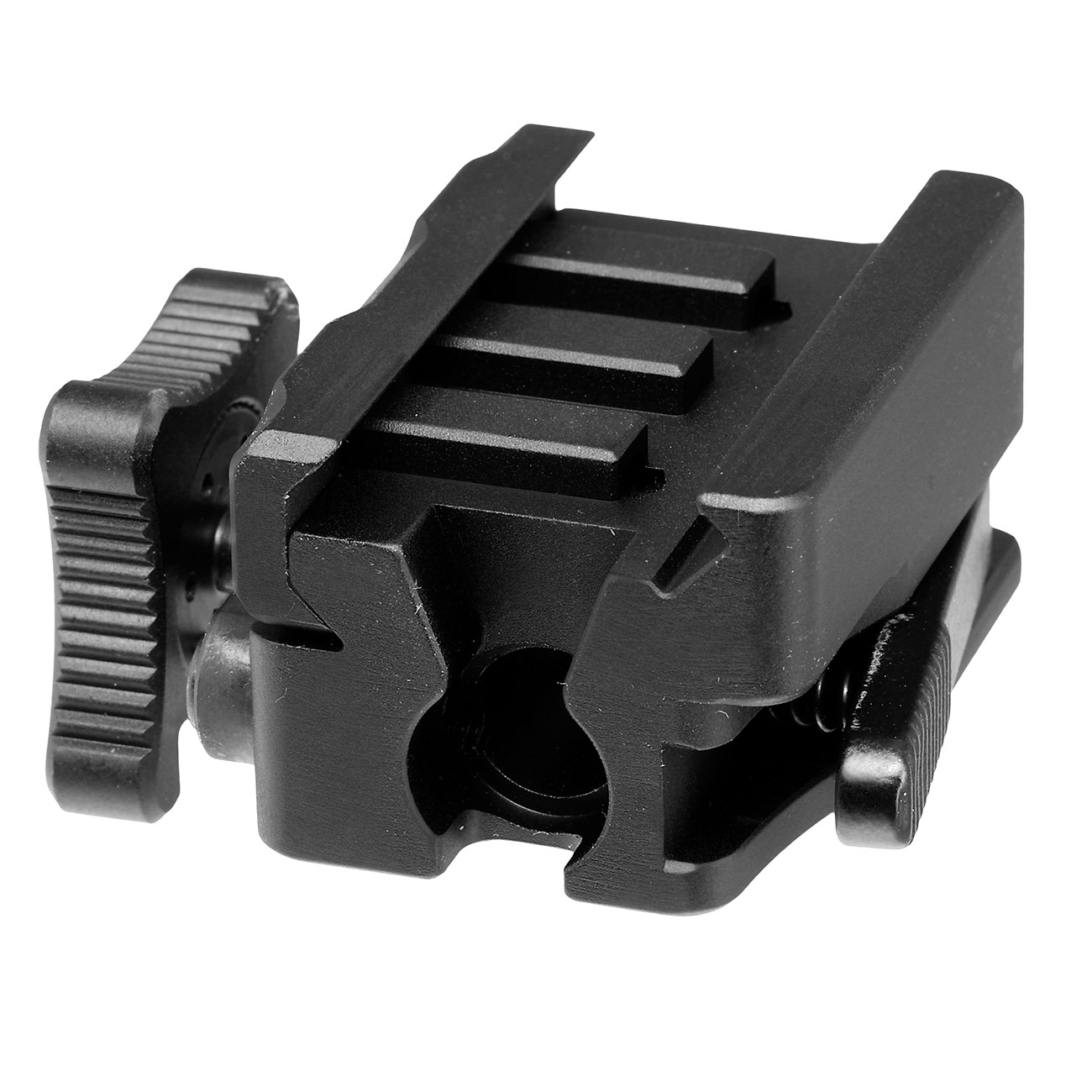 UTG Over Bore Bipod QD Aluminium Zweibein Halterung f. 20 - 22mm Schienen schwarz Bild 1