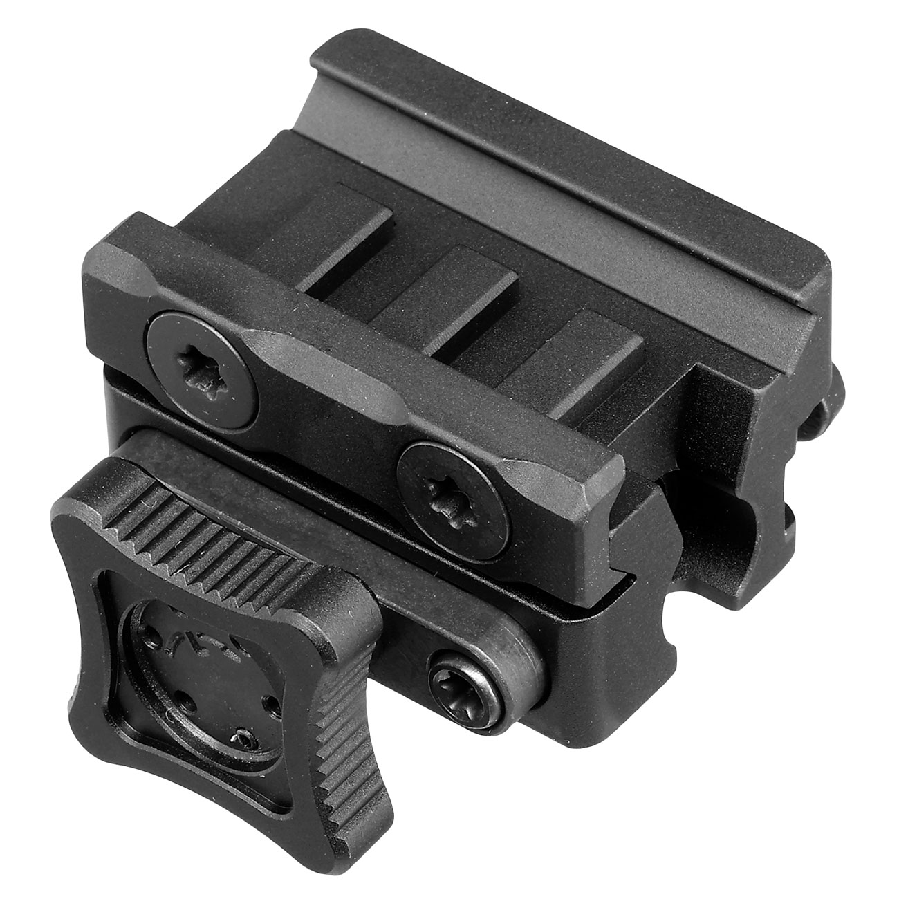 UTG Over Bore Bipod QD Aluminium Zweibein Halterung f. 20 - 22mm Schienen schwarz Bild 2