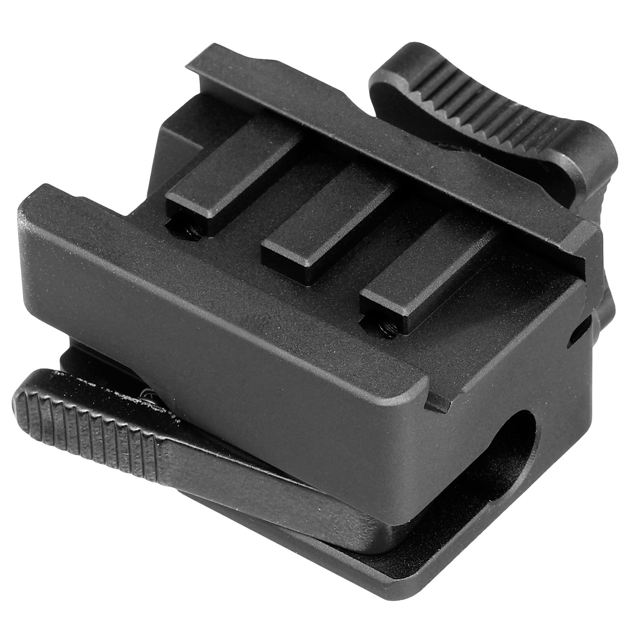 UTG Over Bore Bipod QD Aluminium Zweibein Halterung f. 20 - 22mm Schienen schwarz Bild 3