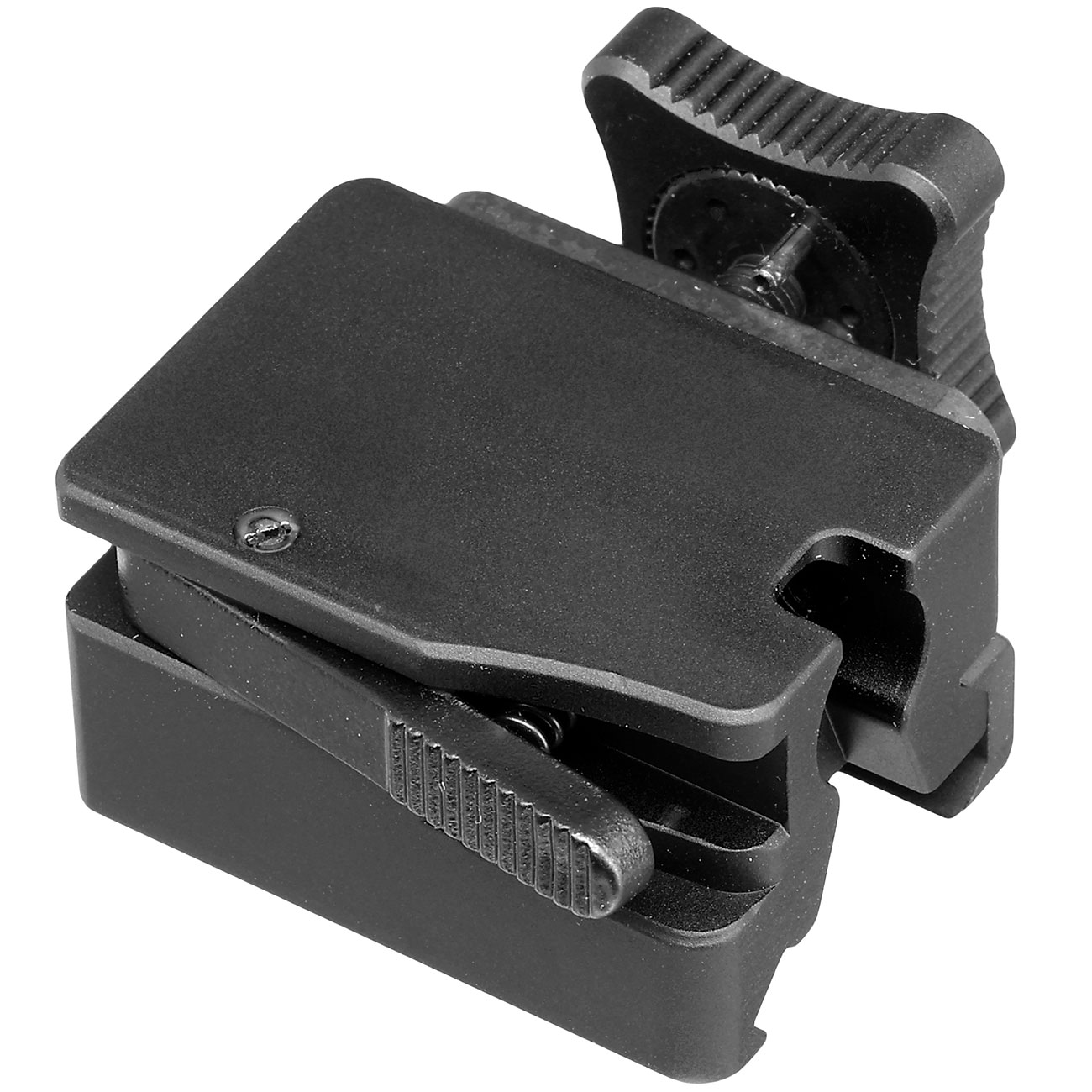 UTG Over Bore Bipod QD Aluminium Zweibein Halterung f. 20 - 22mm Schienen schwarz Bild 5