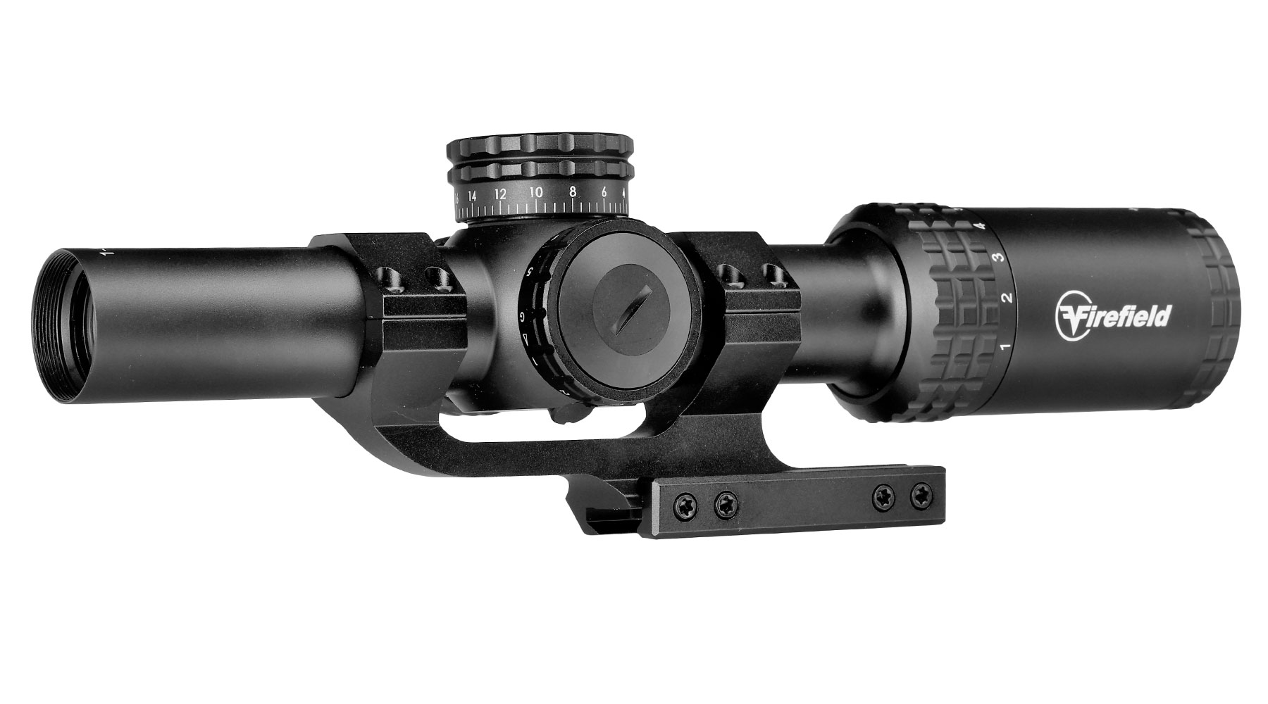 Firefield RapidStrike 1-10x24 Circle-Dot Zielfernrohr beleuchtet inkl. 20-22mm Cantilever Mount schwarz