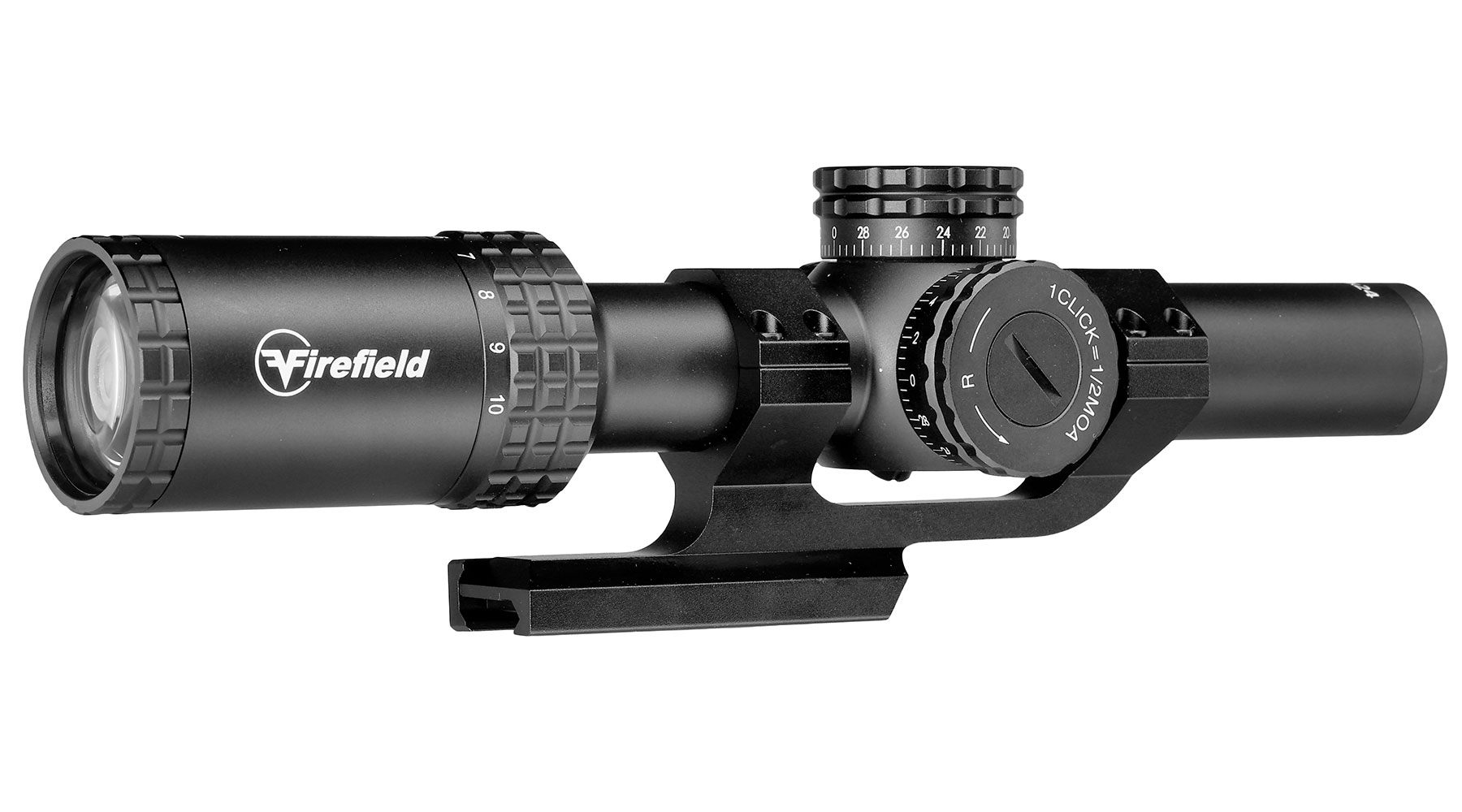 Firefield RapidStrike 1-10x24 Circle-Dot Zielfernrohr beleuchtet inkl. 20-22mm Cantilever Mount schwarz Bild 1
