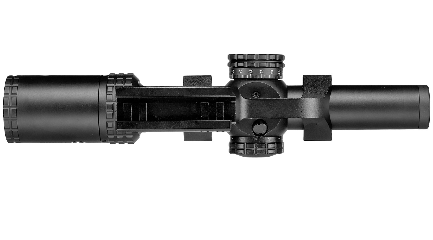 Firefield RapidStrike 1-10x24 Circle-Dot Zielfernrohr beleuchtet inkl. 20-22mm Cantilever Mount schwarz Bild 7