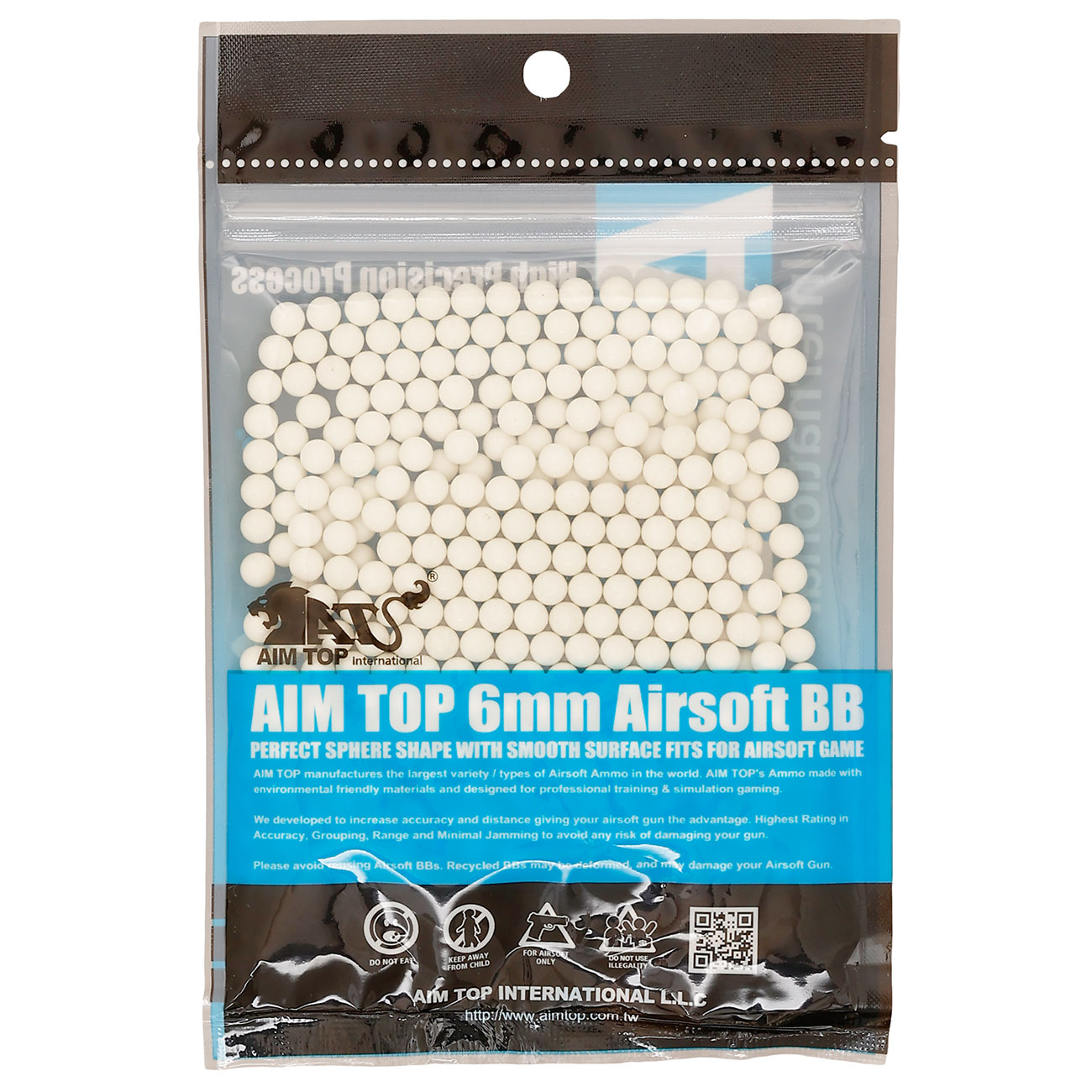 AIM Top High Precision Nigh Glow Tracer BIO 0.20g 500er Beutel weiss Bild 1