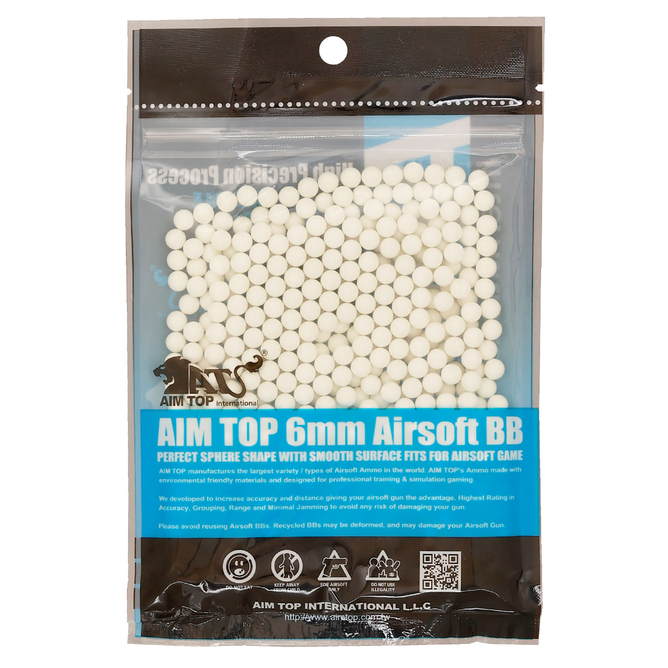 AIM Top High Precision Nigh Glow Tracer BIO 0.25g 500er Beutel weiss Bild 1