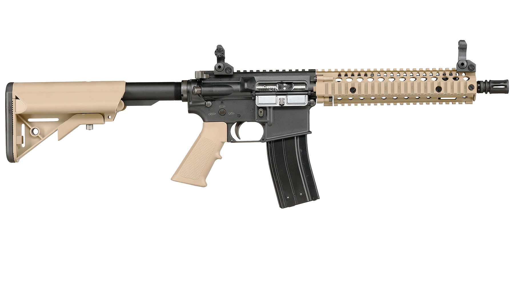 King Arms TWS MK18 MOD1 Lite Polymergehuse Gas-Blow-Back 6mm BB Dualtone Bild 2