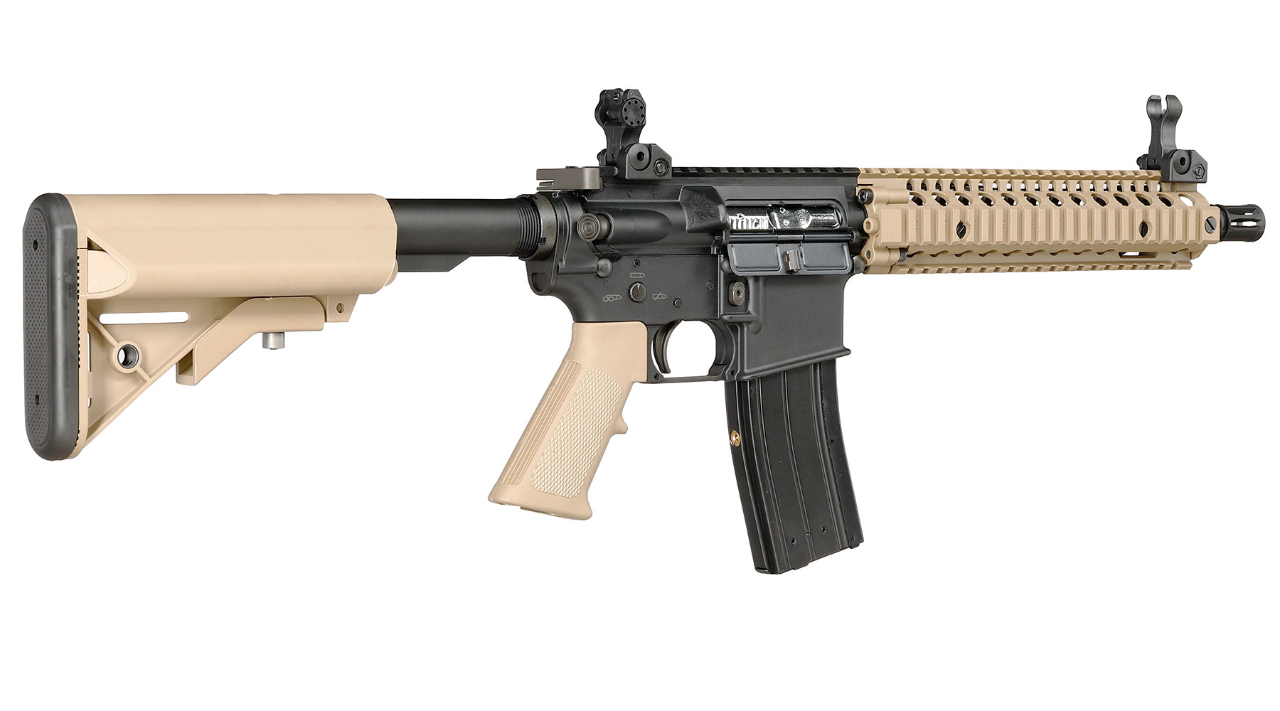 King Arms TWS MK18 MOD1 Lite Polymergehuse Gas-Blow-Back 6mm BB Dualtone Bild 3