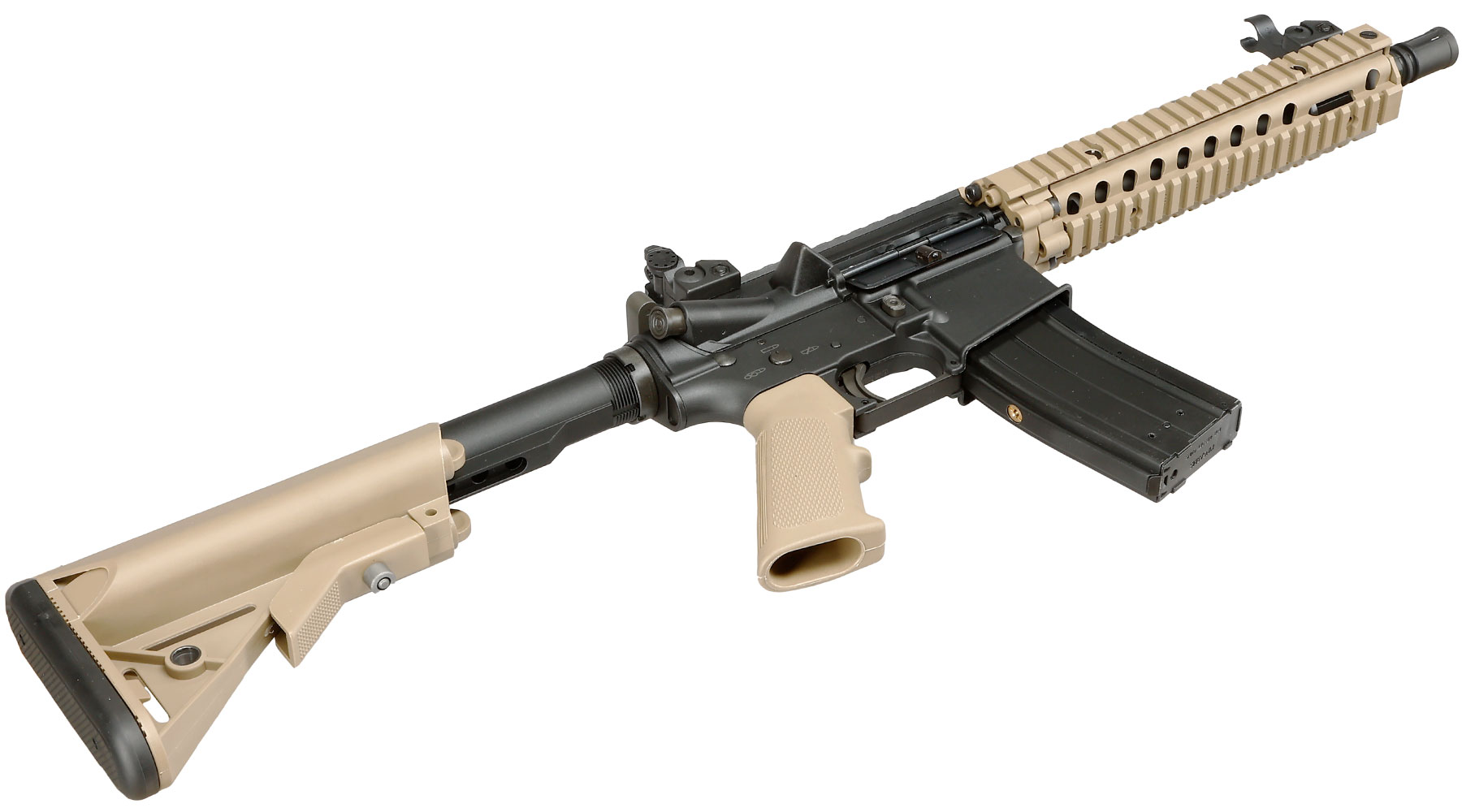 King Arms TWS MK18 MOD1 Lite Polymergehuse Gas-Blow-Back 6mm BB Dualtone Bild 5