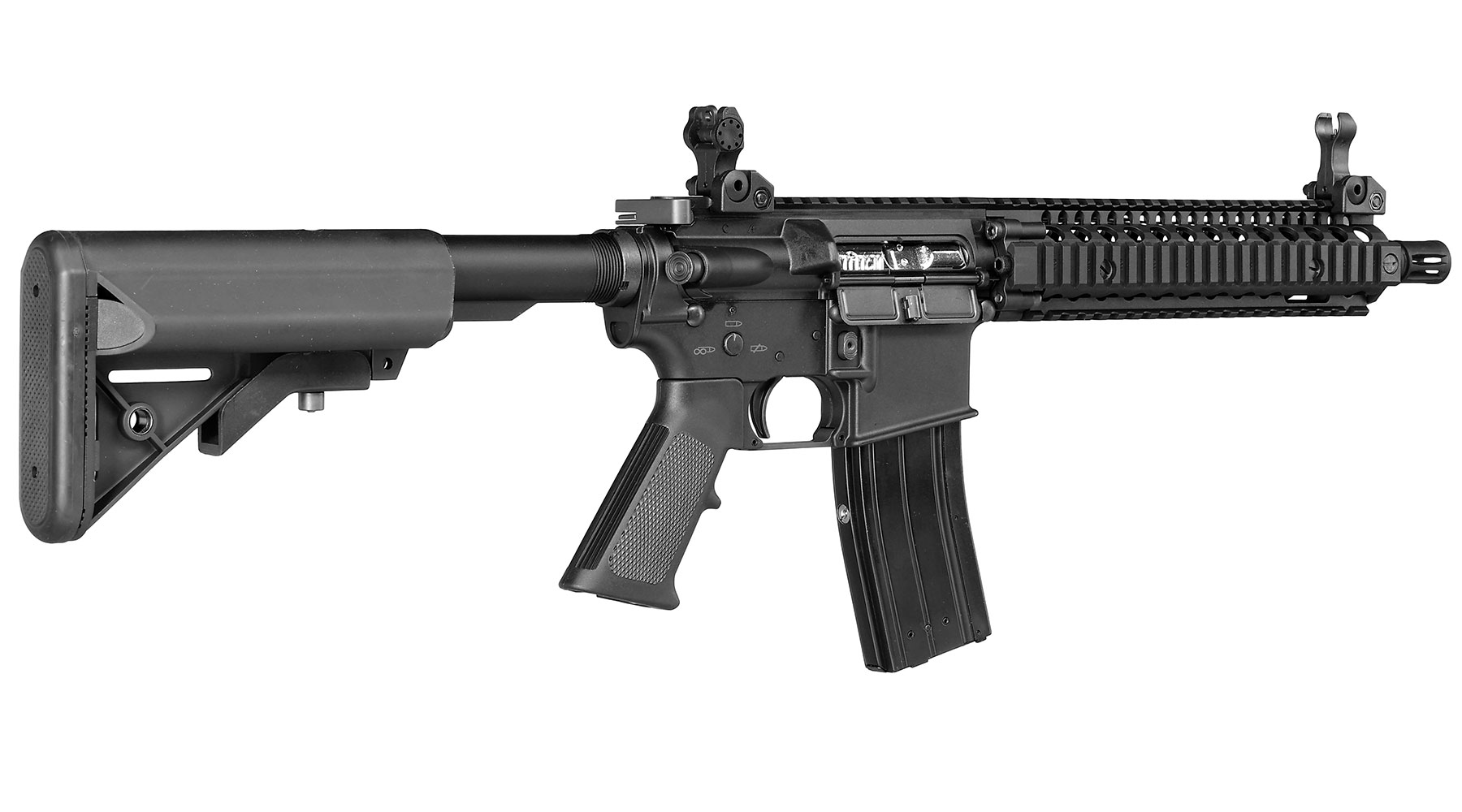King Arms TWS MK18 MOD1 Lite Polymergehuse Gas-Blow-Back 6mm BB schwarz Bild 3