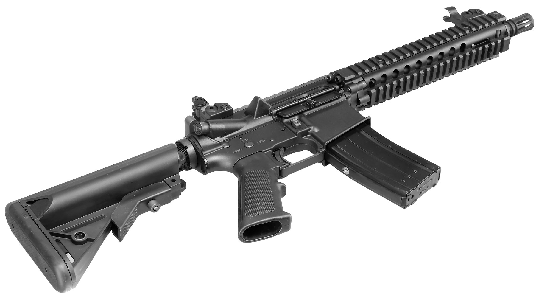 King Arms TWS MK18 MOD1 Lite Polymergehuse Gas-Blow-Back 6mm BB schwarz Bild 4