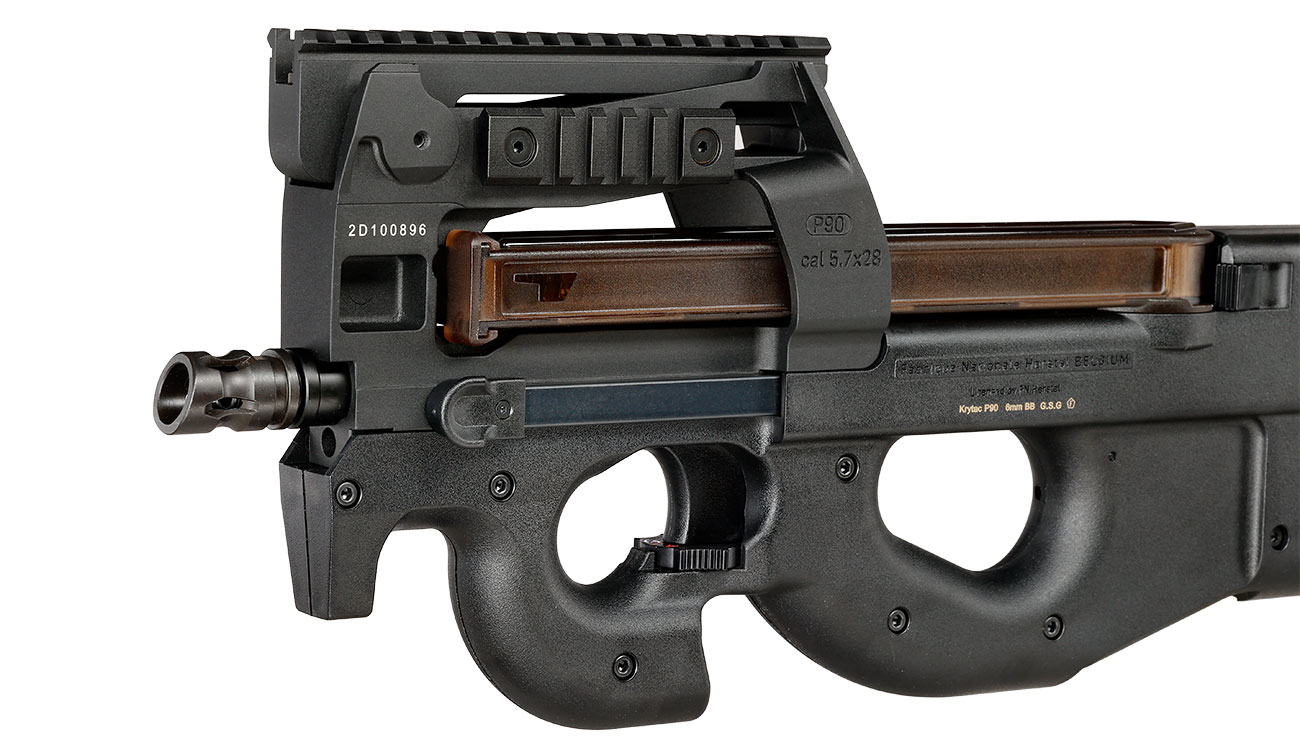 Krytac FN Herstal P90 Polymergehuse S-AEG 6mm BB schwarz Bild 5
