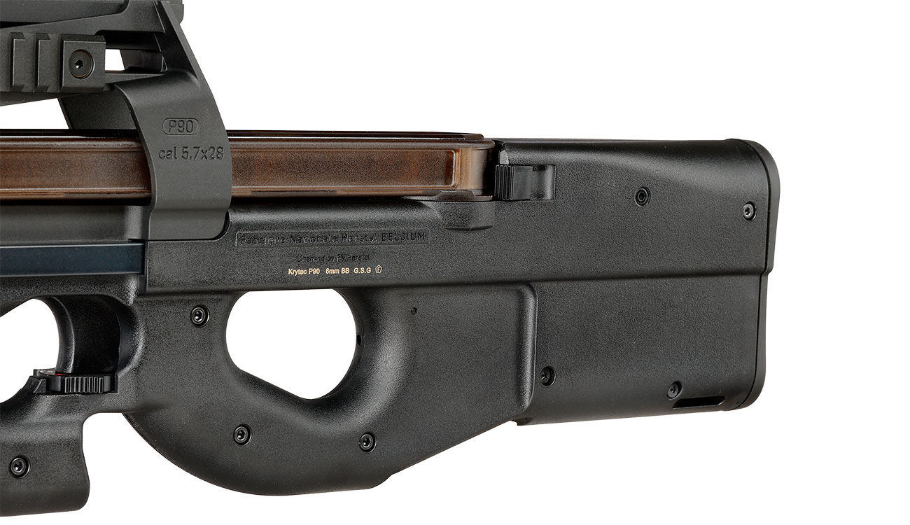 Krytac FN Herstal P90 Polymergehuse S-AEG 6mm BB schwarz Bild 6