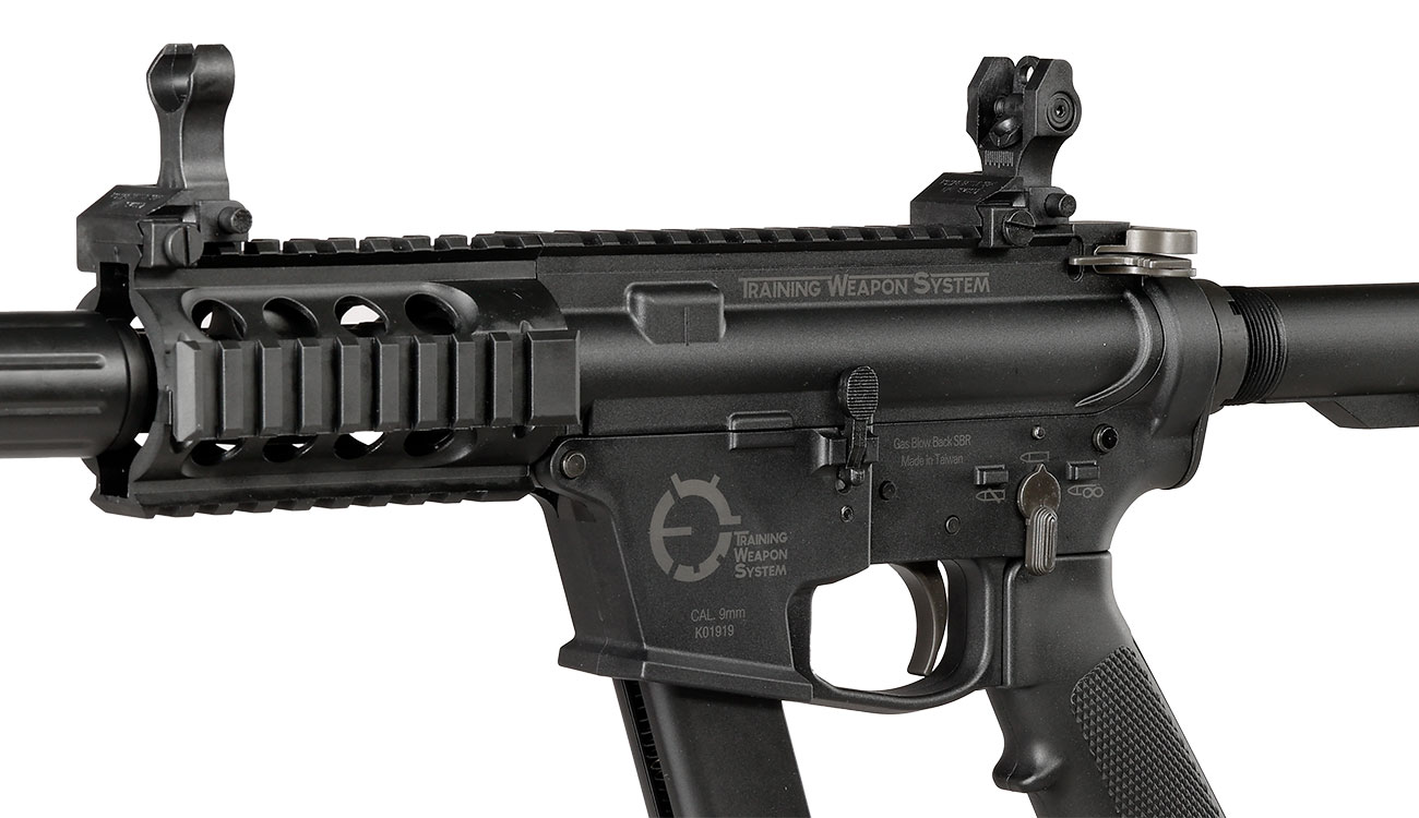 King Arms TWS 9mm SBR Lite Polymergehuse Gas-Blow-Back 6mm BB schwarz Bild 8