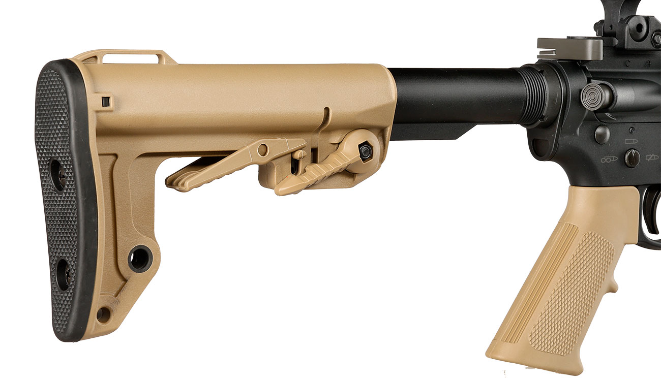 King Arms TWS 9mm SBR Lite Polymergehuse Gas-Blow-Back 6mm BB Dualtone Bild 10