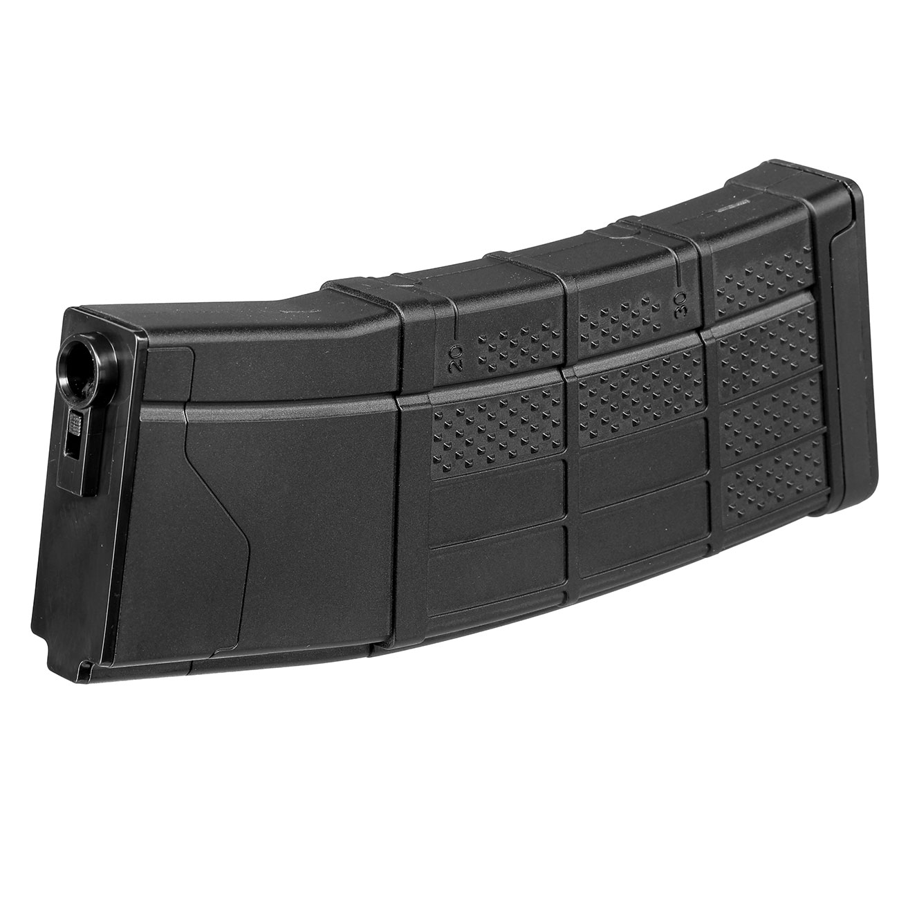 Nuprol M4 / M16 L-Mag Polymer-Magazin Mid-Cap 150 Schuss schwarz