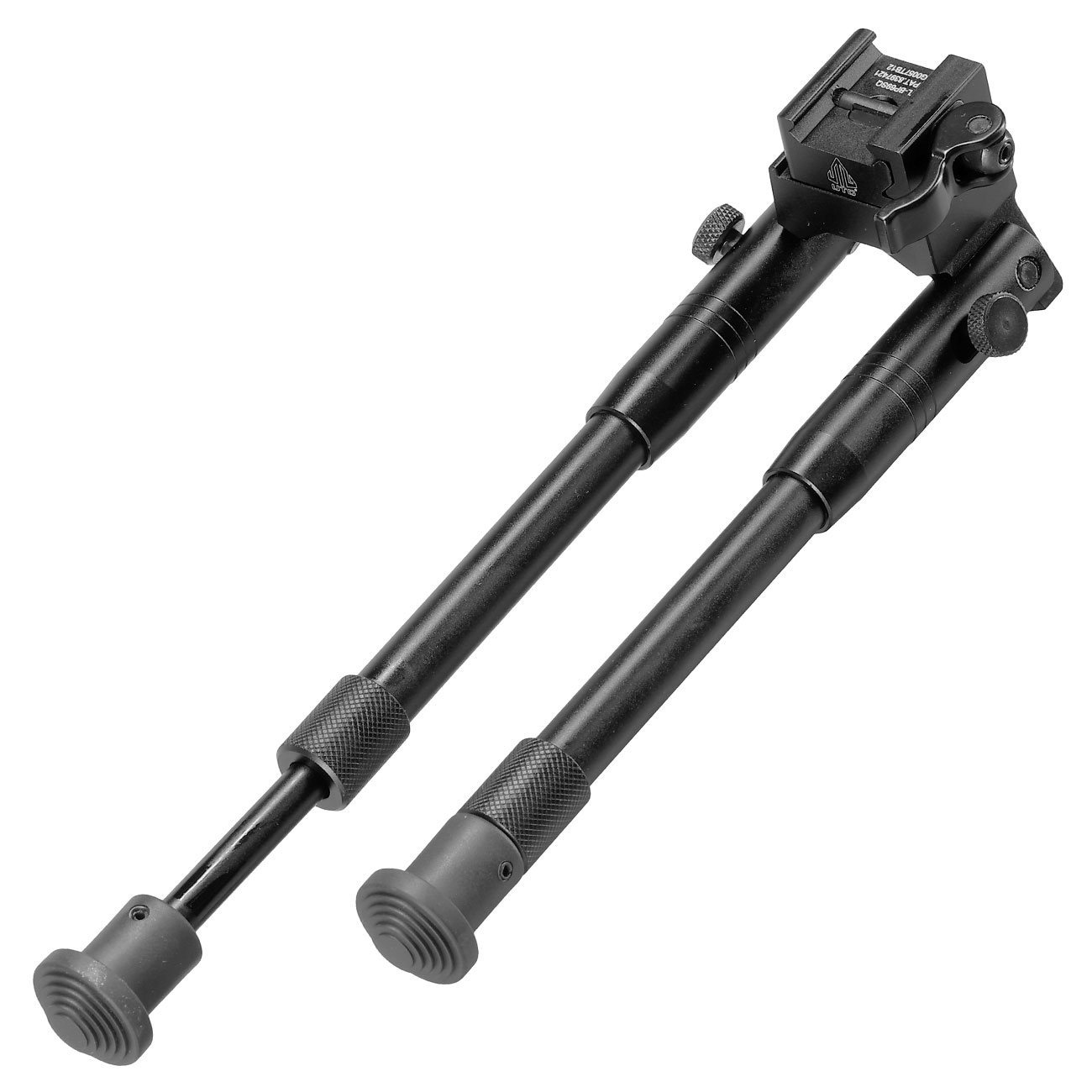 UTG Shooters Bipod Metall QD Zweibein - Gummife 205 - 250 mm schwarz Bild 5