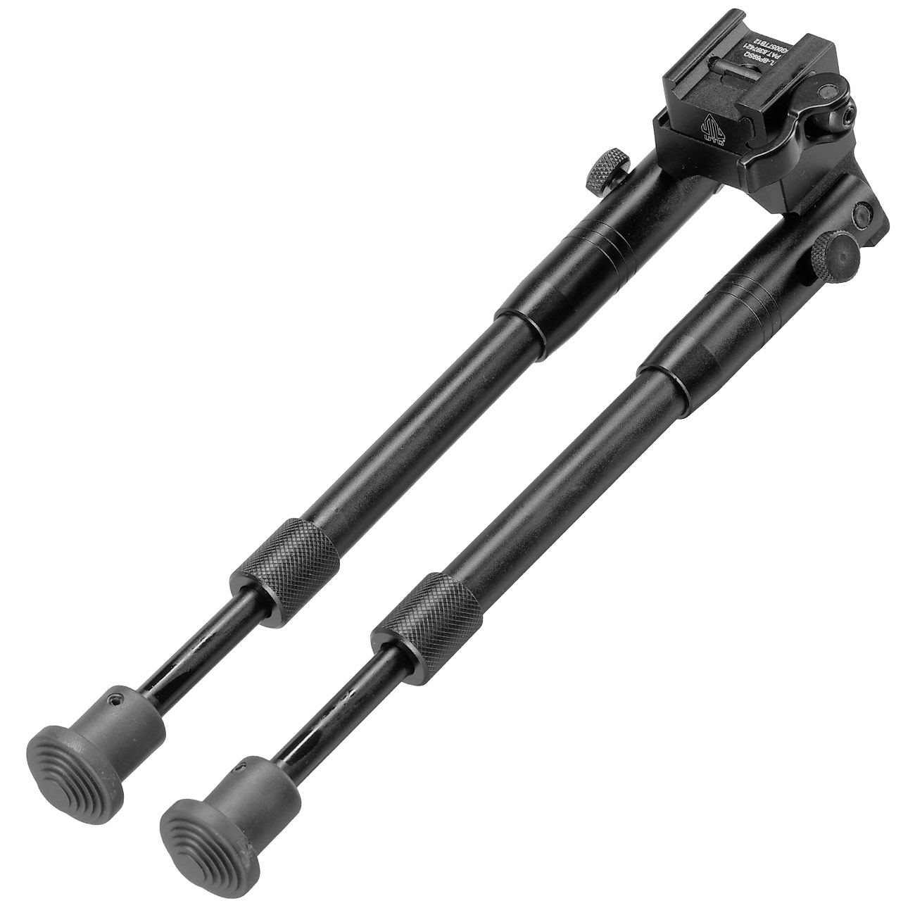 UTG Shooters Bipod Metall QD Zweibein - Gummife 205 - 250 mm schwarz Bild 7
