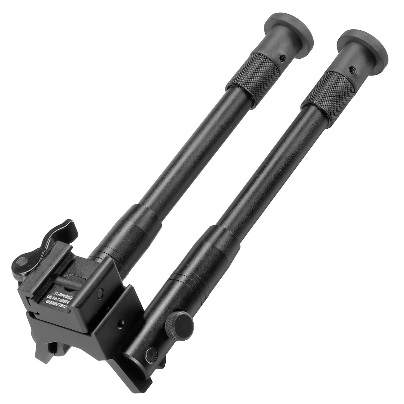 UTG Shooters Bipod Metall QD Zweibein - Gummife 205 - 250 mm schwarz Bild 8