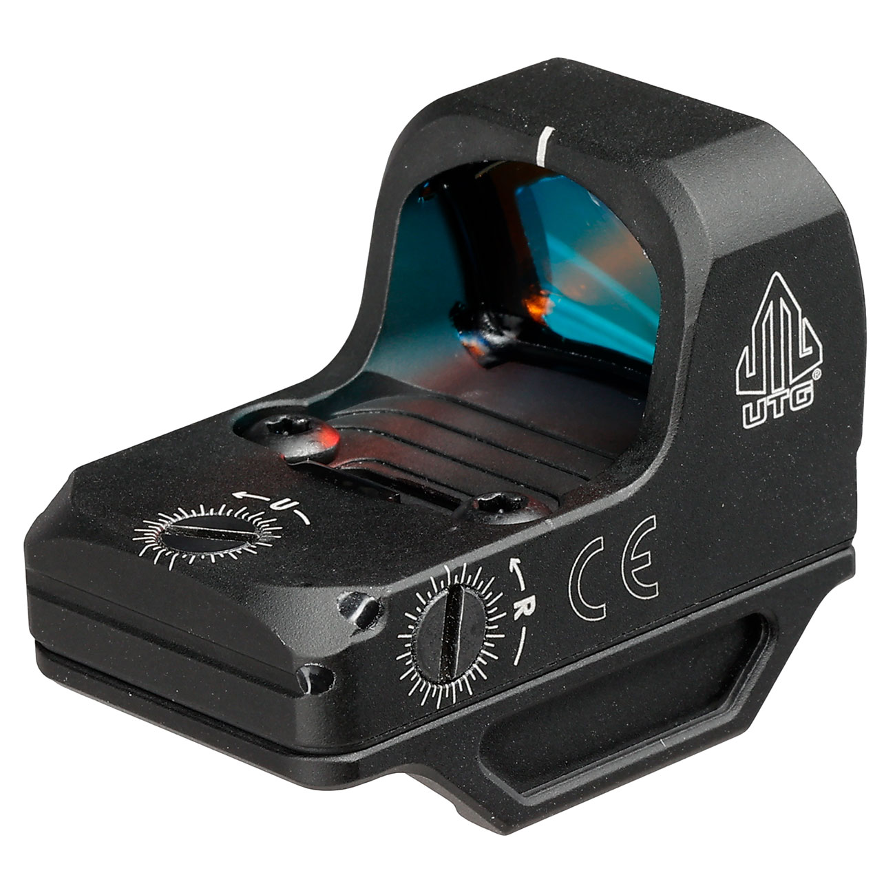 UTG OP3 Reflex Micro Dot Red 4 MOA Single-Dot LPZ RMR-Footprint inkl. Adaptive Base schwarz Bild 2